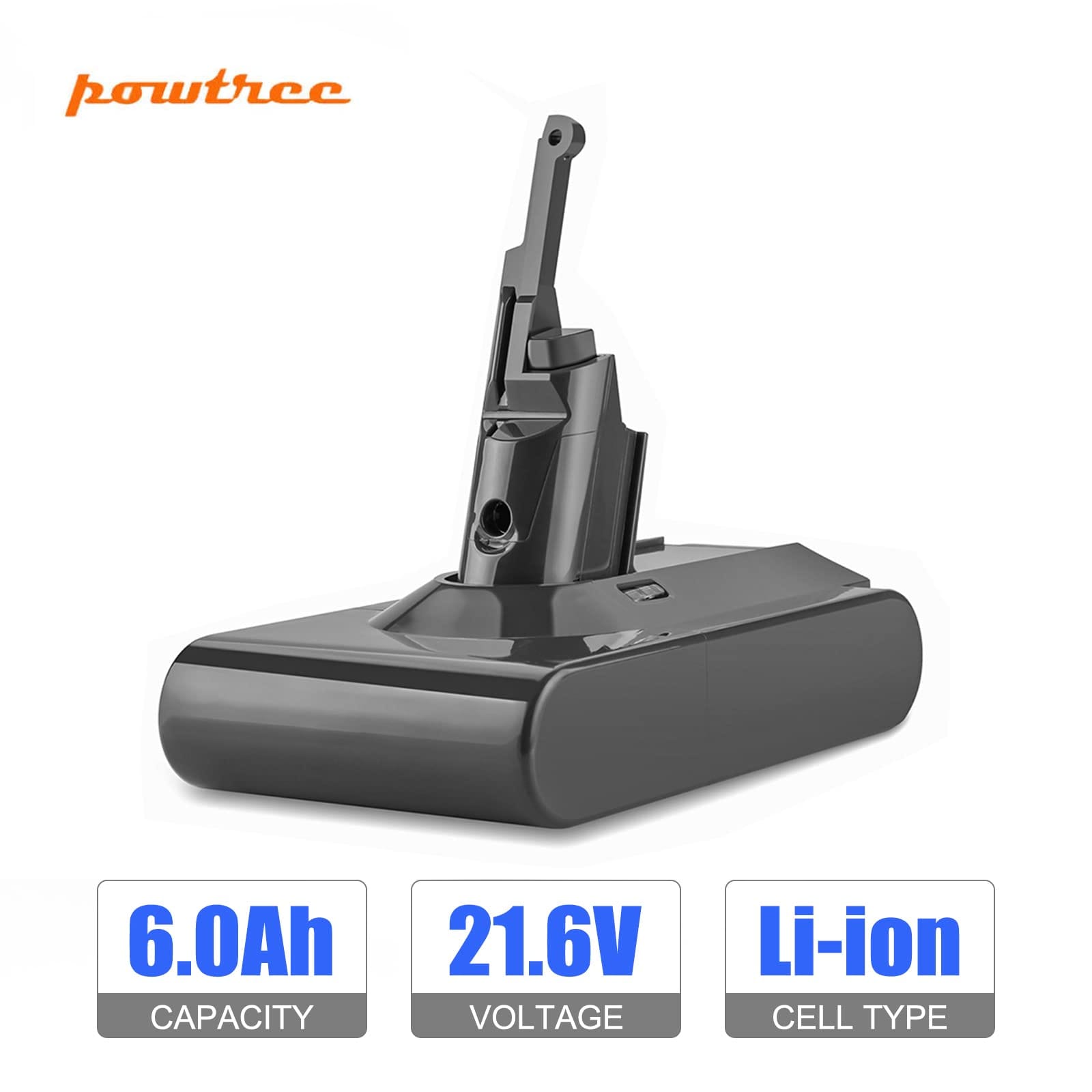 Upgraded 6000mAh V8 SV10 Replacement Battery for Dyson V8 Animal/Absolute/Motorhead Cordless Vacuum - Review Image 2