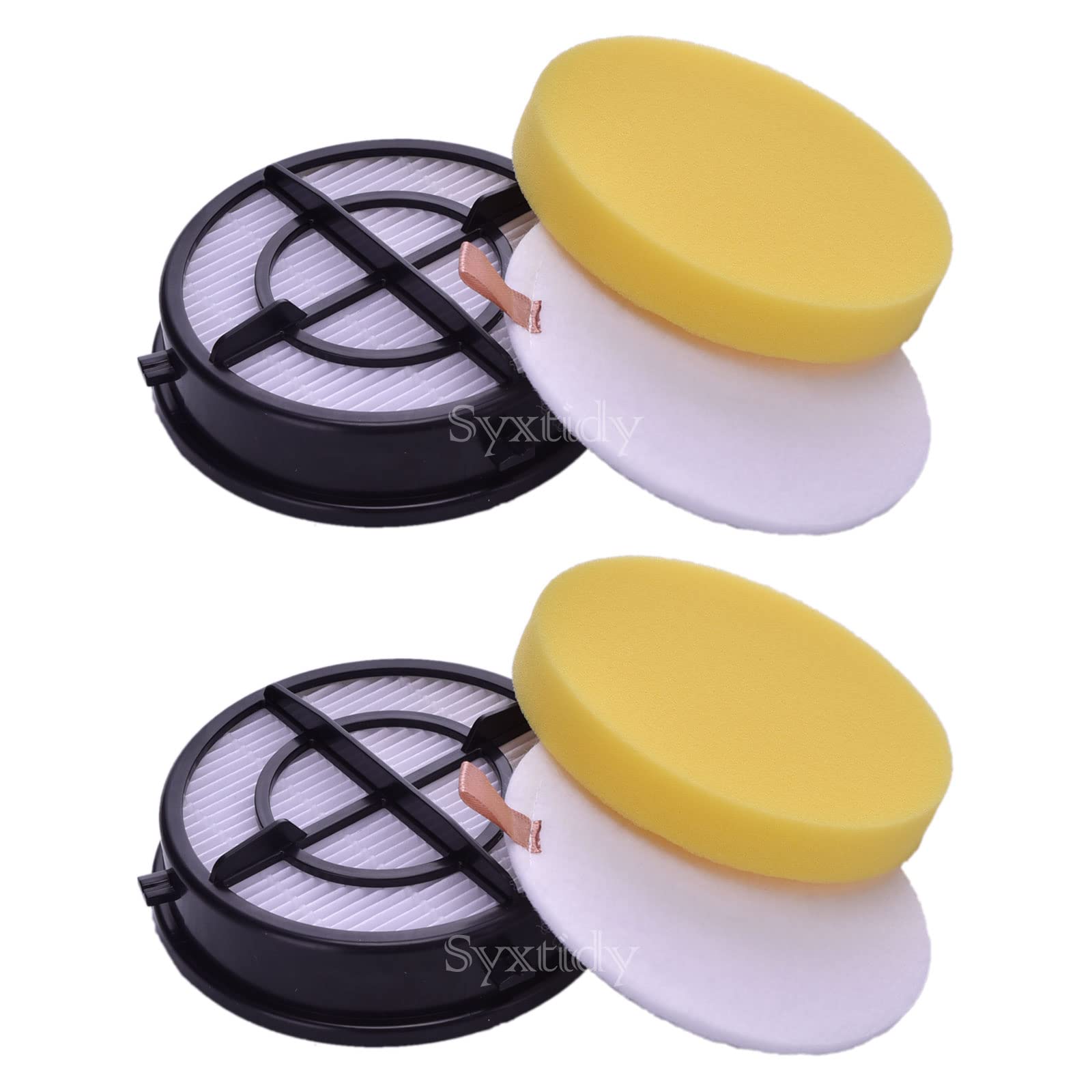 Bissell Pet Hair Eraser 1650 Series Filter Replacement 2-Pack - Post-Motor and Pre-Motor Filters Set