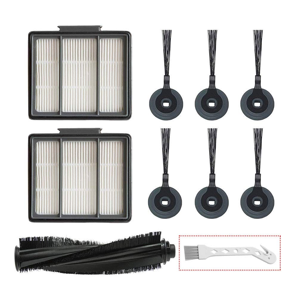 Lemige 10 Pack Replacement Filter and Side Brush Kit for Shark Ion Robot Vacuum R85 Rv850 S86 S87 S88 R71 R72 R75 Rv761 Rv771 Rv871 Av751 Av752 Av753
