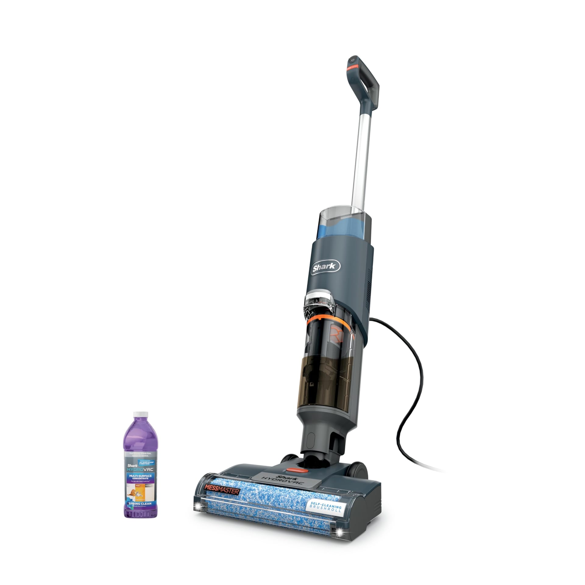 Shark HydroVac MessMaster 3-in-1 Multi-Surface Vacuum Mop with Self-Cleaning System, Lightweight Navy WD161