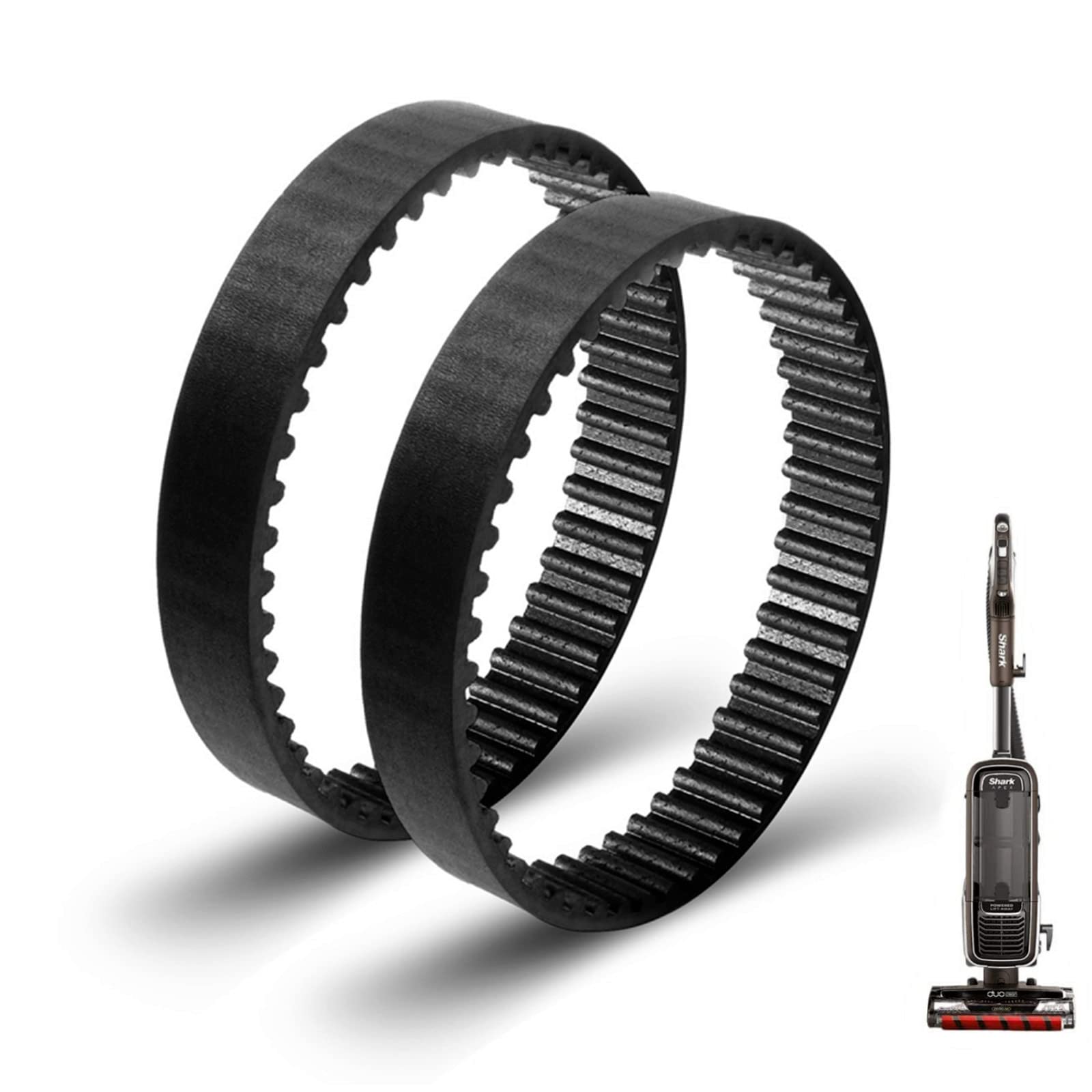 High-Quality Replacement Belts for Shark Apex Upright Vacuum Cleaner (Pack of 2)