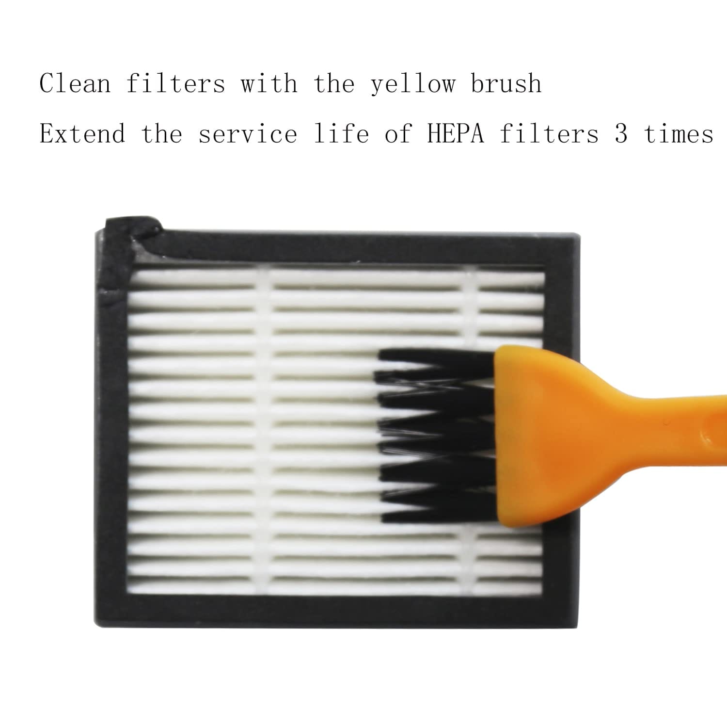 Replacement Parts Kit for Irobot Roomba E5 E6 E7 I7 I7+ I2 I3 I4 I6 I8 J6+ J7, 1 Set Multi-Surface Brushes, 6 Hepa Filters, 6 Side Brushes - Review Image 4