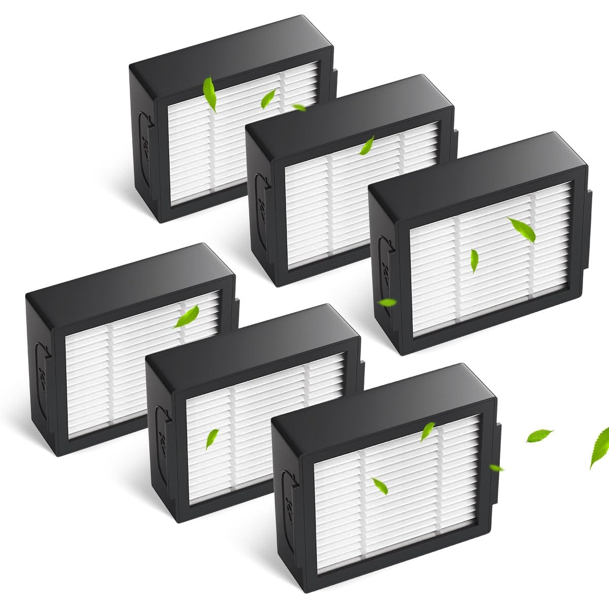 High-Efficiency 6 Pack Hepa Filters for Irobot Roomba E, I, J Series Vacuum Cleaner