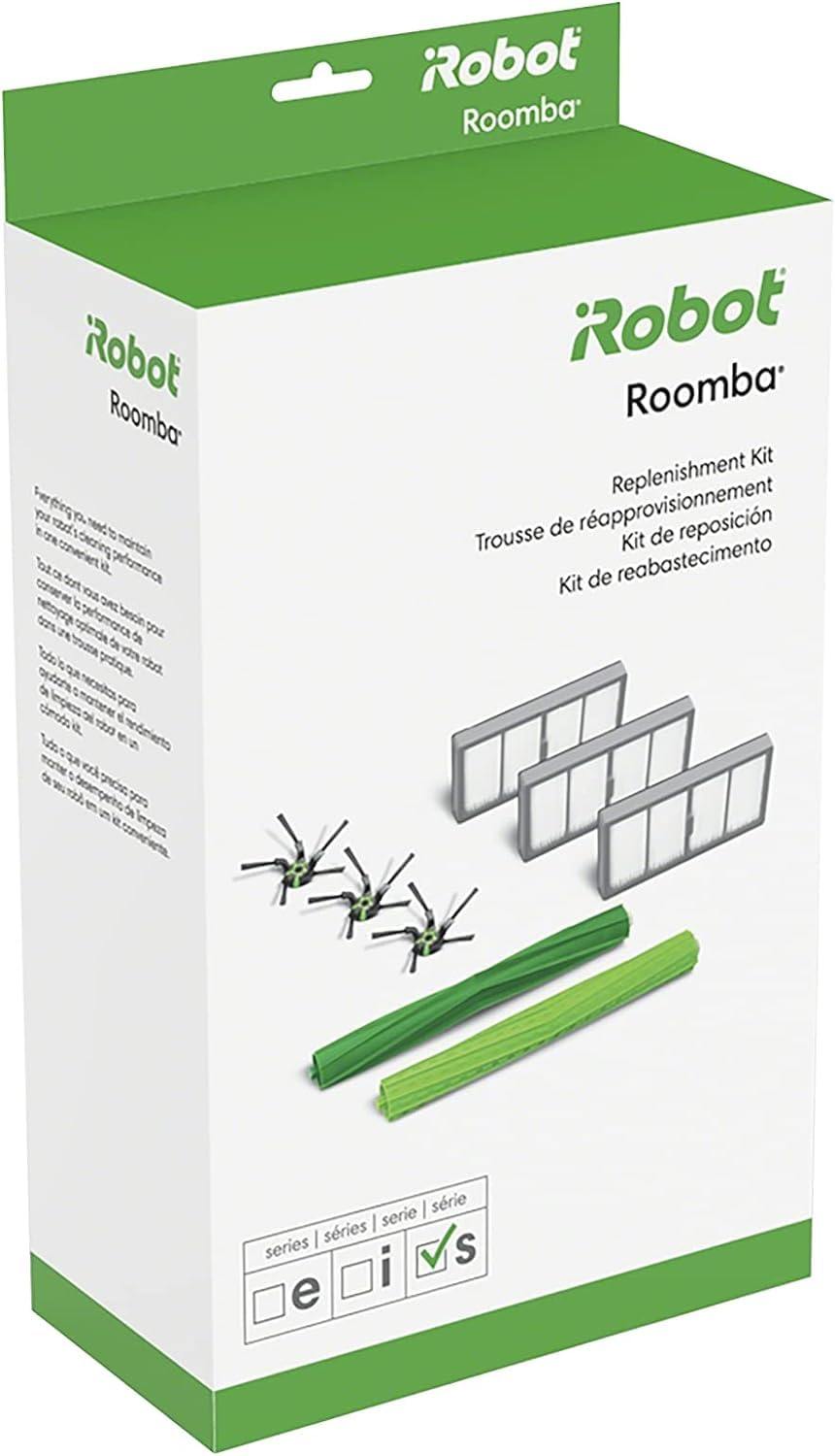 Genuine Irobot® Roomba® S Series Replenishment Kit with Filters and Brushes
