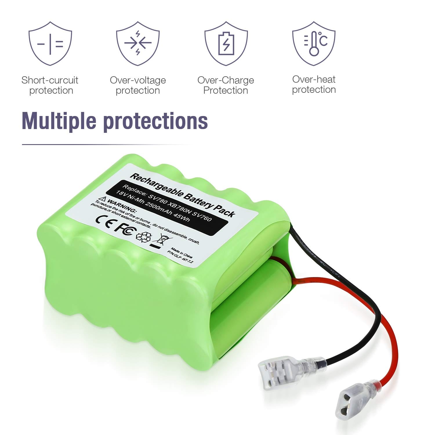 Replacement 18V 2500mAh Battery for Shark SV780-N Cordless Stick Vacuum Series - Review Image 3