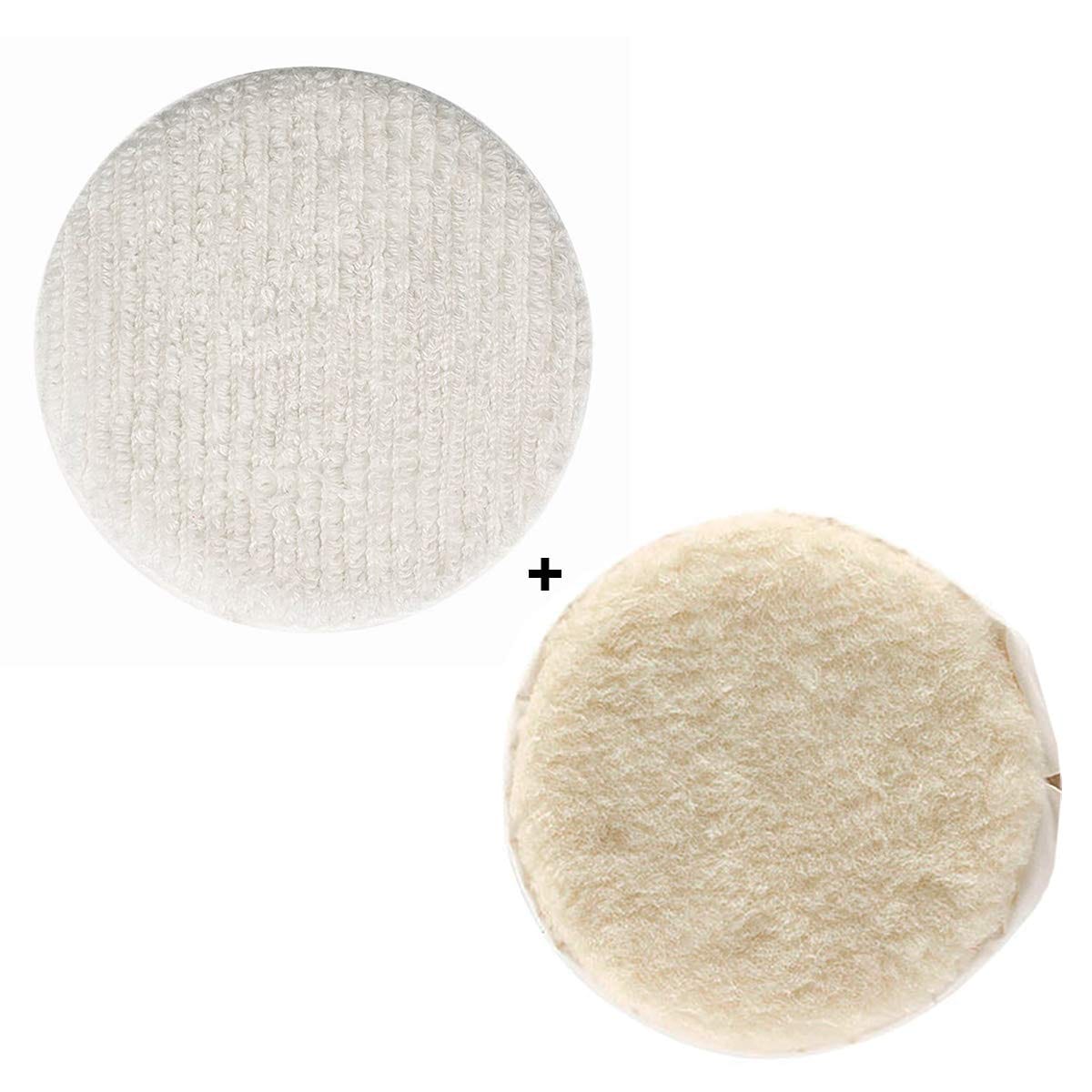 Oreck Commercial 12" Carpet Bonnet and Lambs Wool Bonnet Orbiter Pads for Orb550Mc Floor Machine