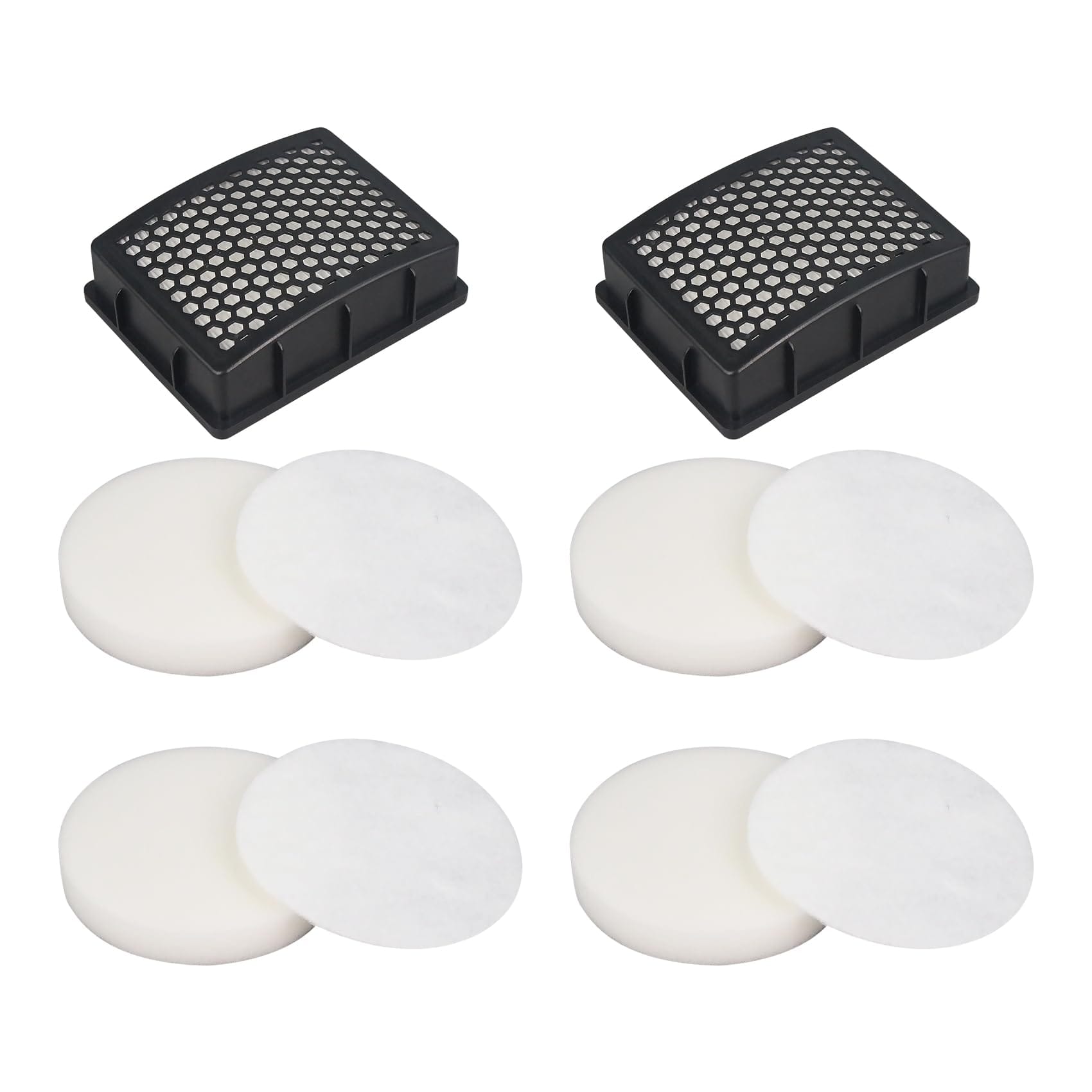 Ymimi Replacement Filters Compatible with Kenmore Bagless Upright Vacuum for Pet Hair Removal - Fits DU2015, DU2012, K4010 Series (2 HEPA Filter and 4 Foam Filter)