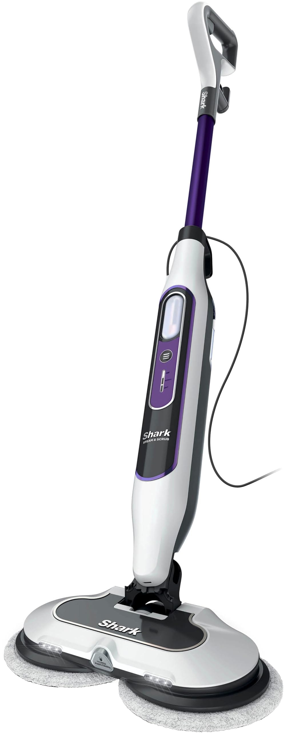 Shark S8201 Steam & Scrub With Steam Blaster Technology All-In-One Hard Floor Steam Mop, Purple (Renewed) - Effective Stain Removal & Sanitization*