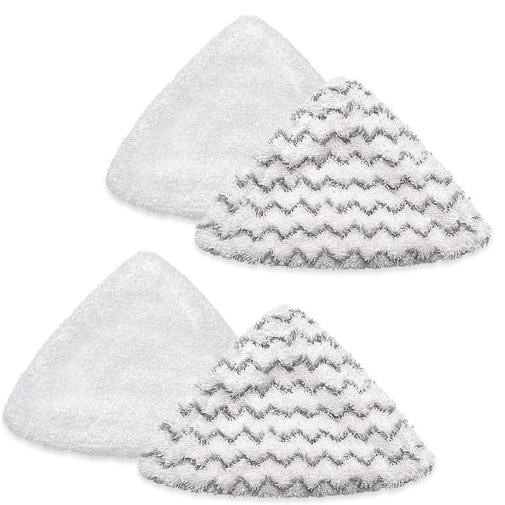 4-Pack Replacement Washable Reusable Steam Mop Pads for Bissell Powerforce & Poweredge Steam Mops