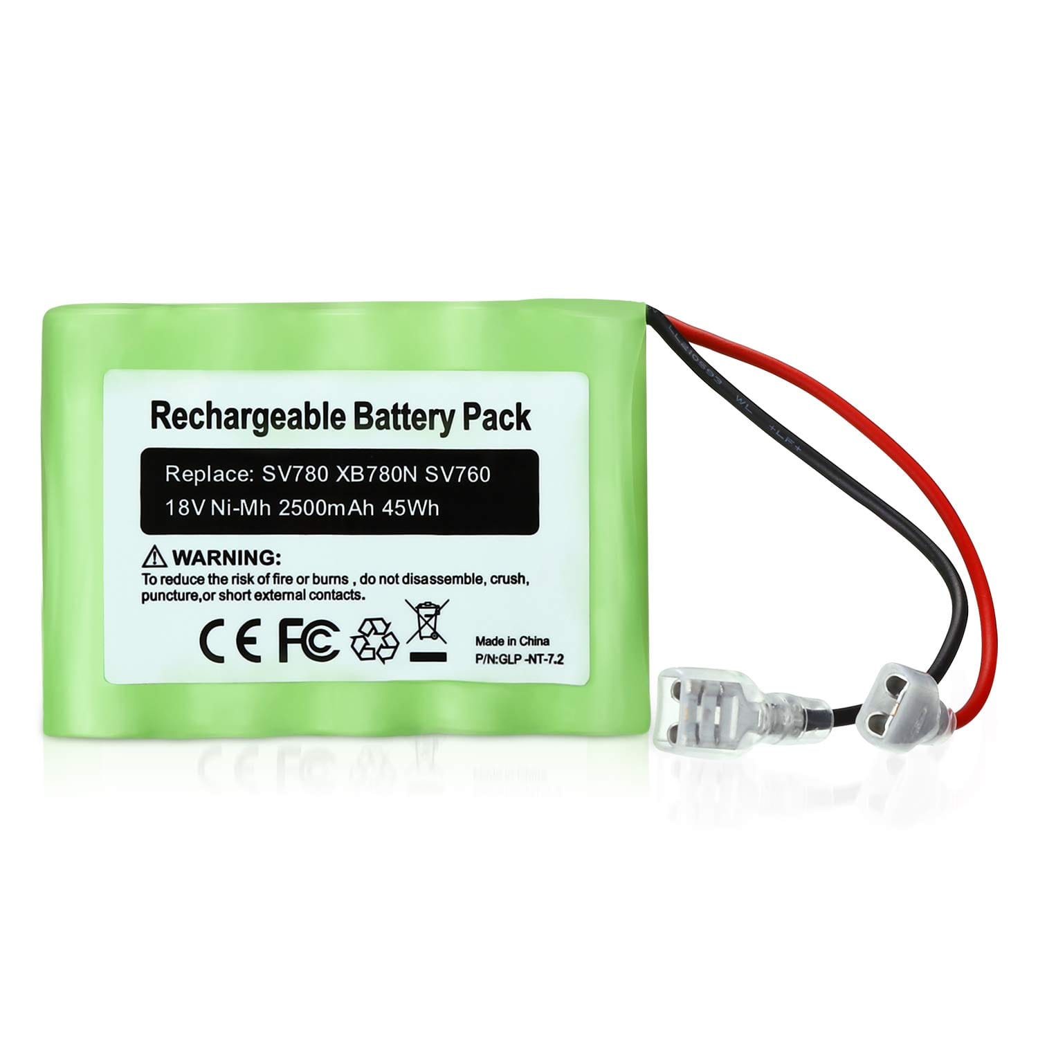 Replacement 18V 2500mAh Battery for Shark SV780-N Cordless Stick Vacuum Series