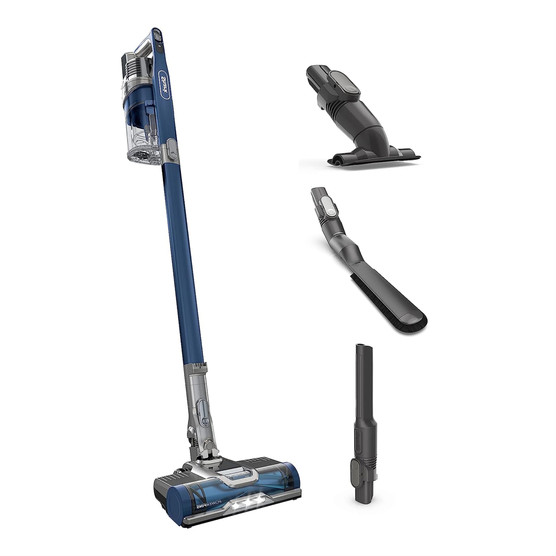 Shark Cordless Pet Plus Vacuum with Anti-Allergen Sealing, Lightweight Stick Vacuum for Pet Hair, 40-Min Runtime, Blue