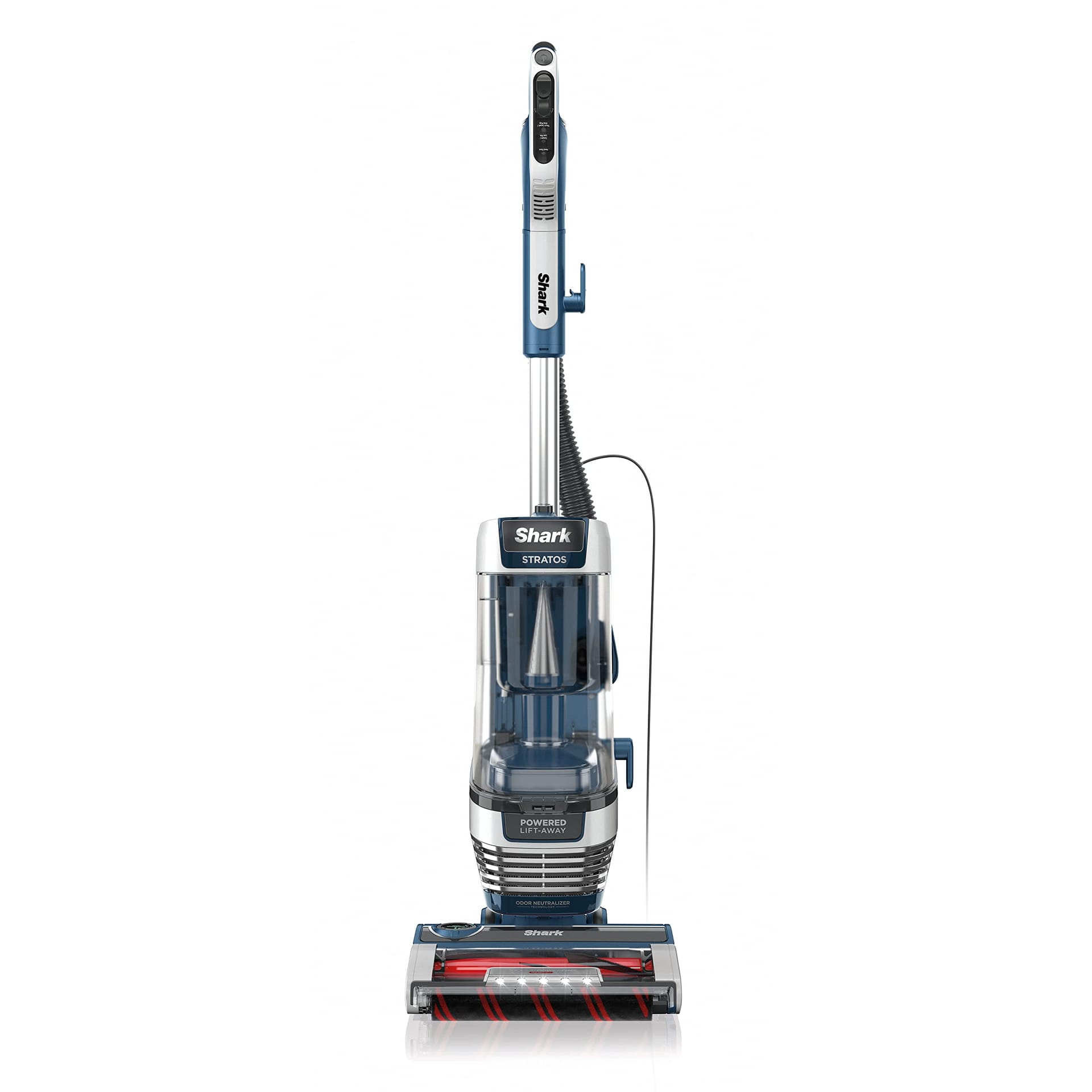 Shark Stratos Upright Vacuum with Powerfins, HairPro, Powered Lift-Away, and Odor Neutralizer Technology