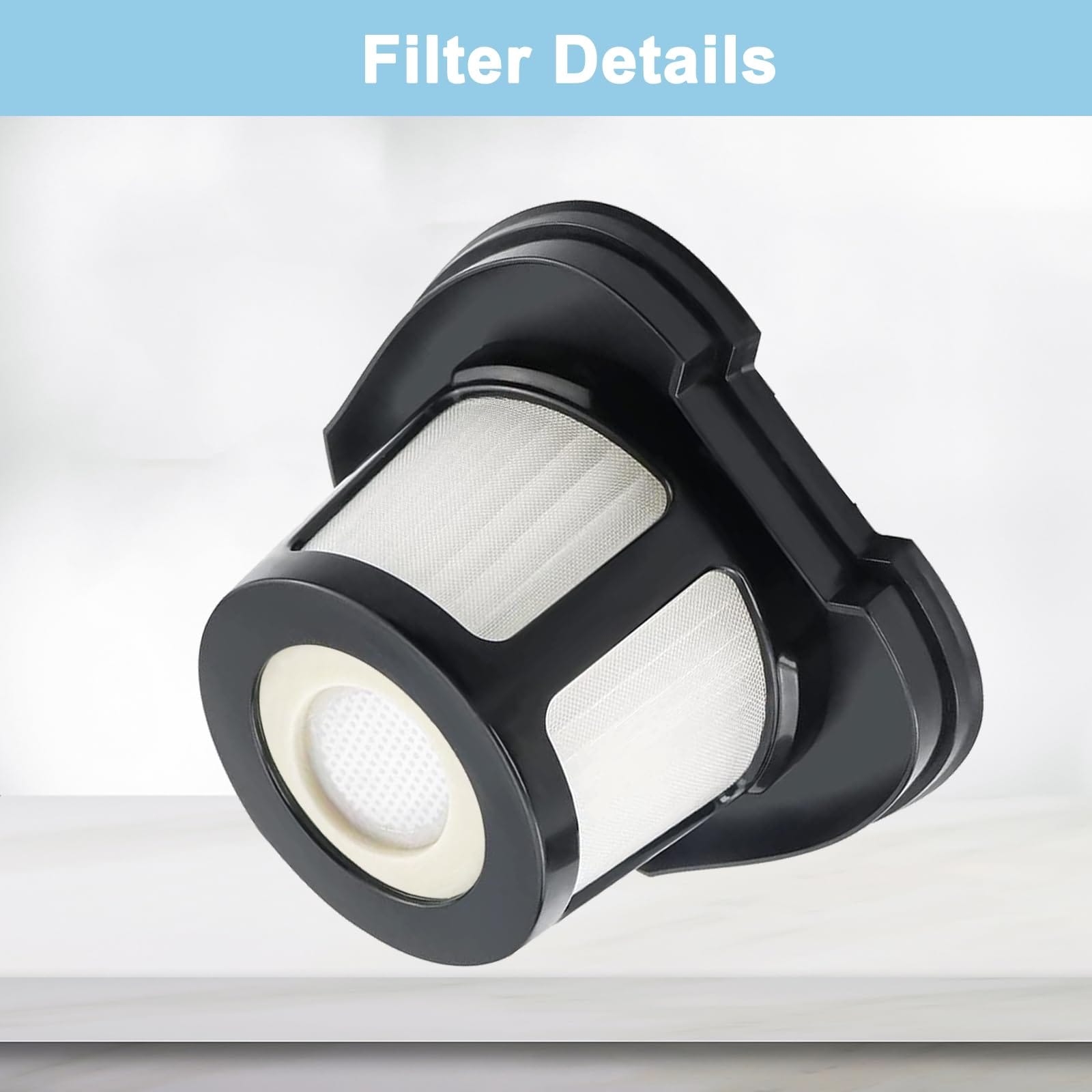 Pet Hair Vacuum Filter Replacement Kit for Bissell Hand Vacuums 2284W, 2390A, 2390, 2389, 2579 - 6 Filters & Foam Filters - Review Image 4