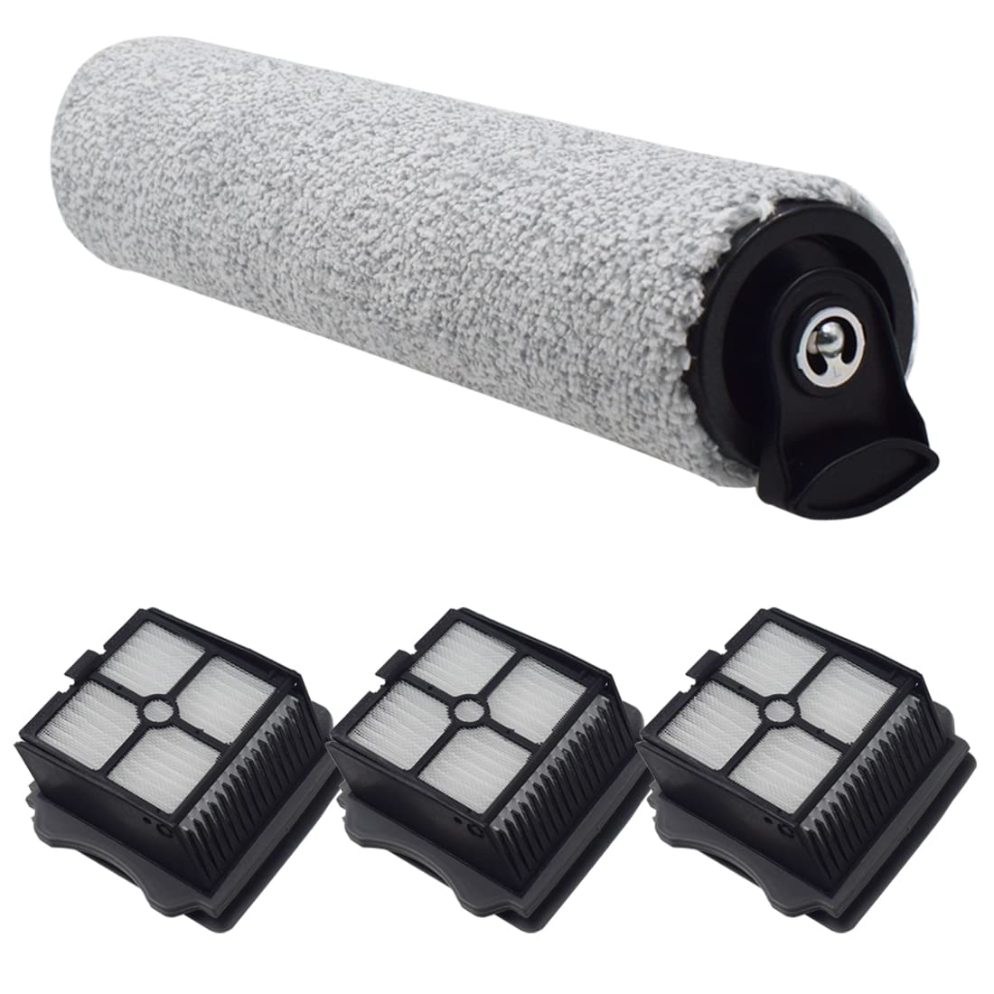 Replacement Brush and Filter Set for Tineco iFloor 3, iFloor 3 Breeze Complete, Floor One S3, Floor One S3 Breeze Vacuum Cleaners