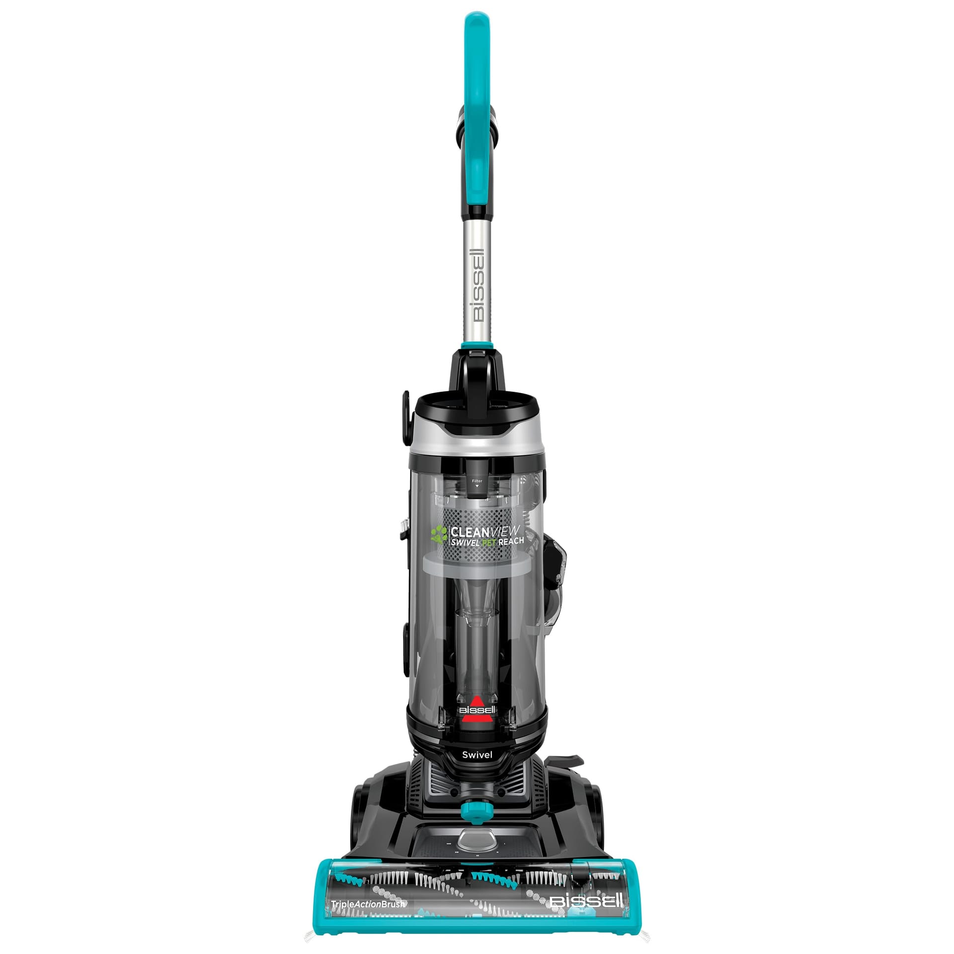 Bissell Cleanview Swivel Pet Reach Full-Size Vacuum Cleaner with Quick Release Wand and Swivel Steering