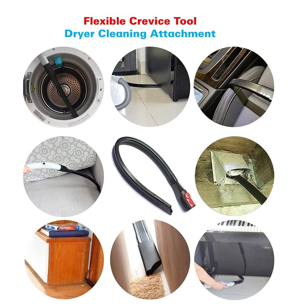 HEPA-Compatible Vacuum Attachment Kit for Dyson V7 V8 V10 V11 V15 - Home and Car Cleaning Accessories Set - Review Image 3
