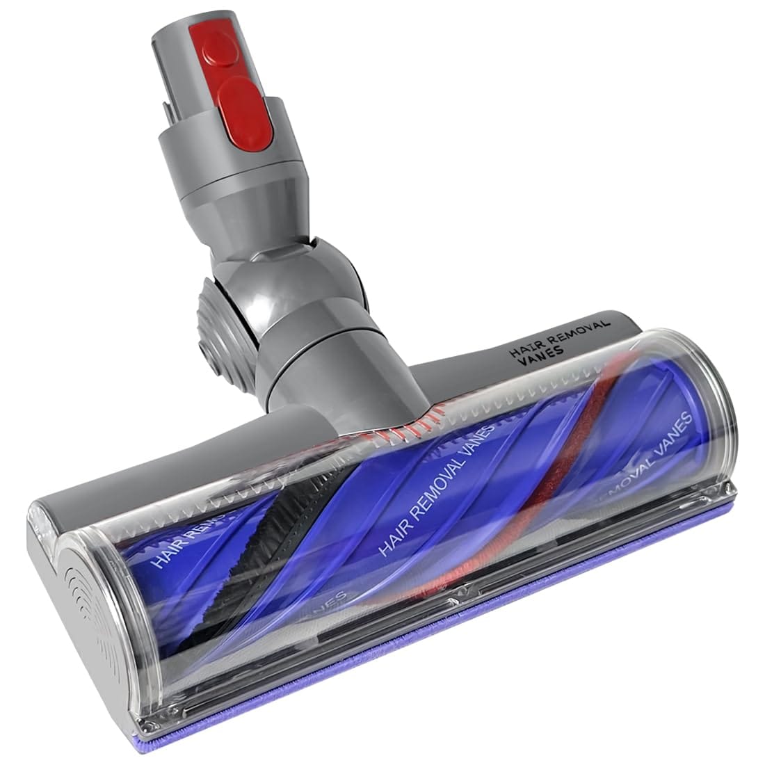 Pet Hair Vacuum Compatible Brush Head for Dyson V7, V8, V10, V11, V15 - Tangle-Free Motor-Head for Carpets and Hard Floors