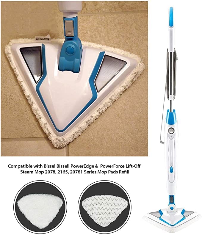 4-Pack Replacement Washable Reusable Steam Mop Pads for Bissell Powerforce & Poweredge Steam Mops - Review Image 3