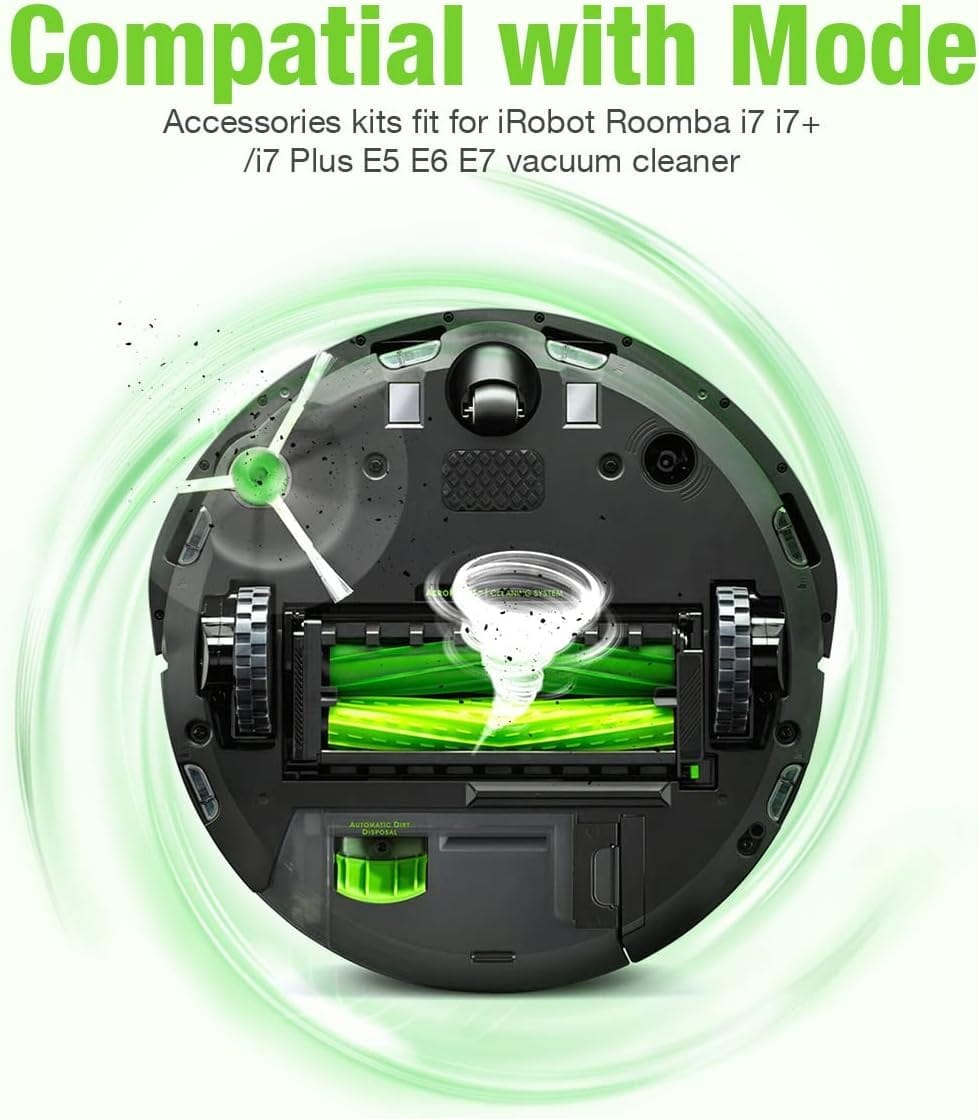 HEPA Filter Replacement Parts Set for Irobot Roomba I & E & J Series Vacuum Cleaners - Review Image 2