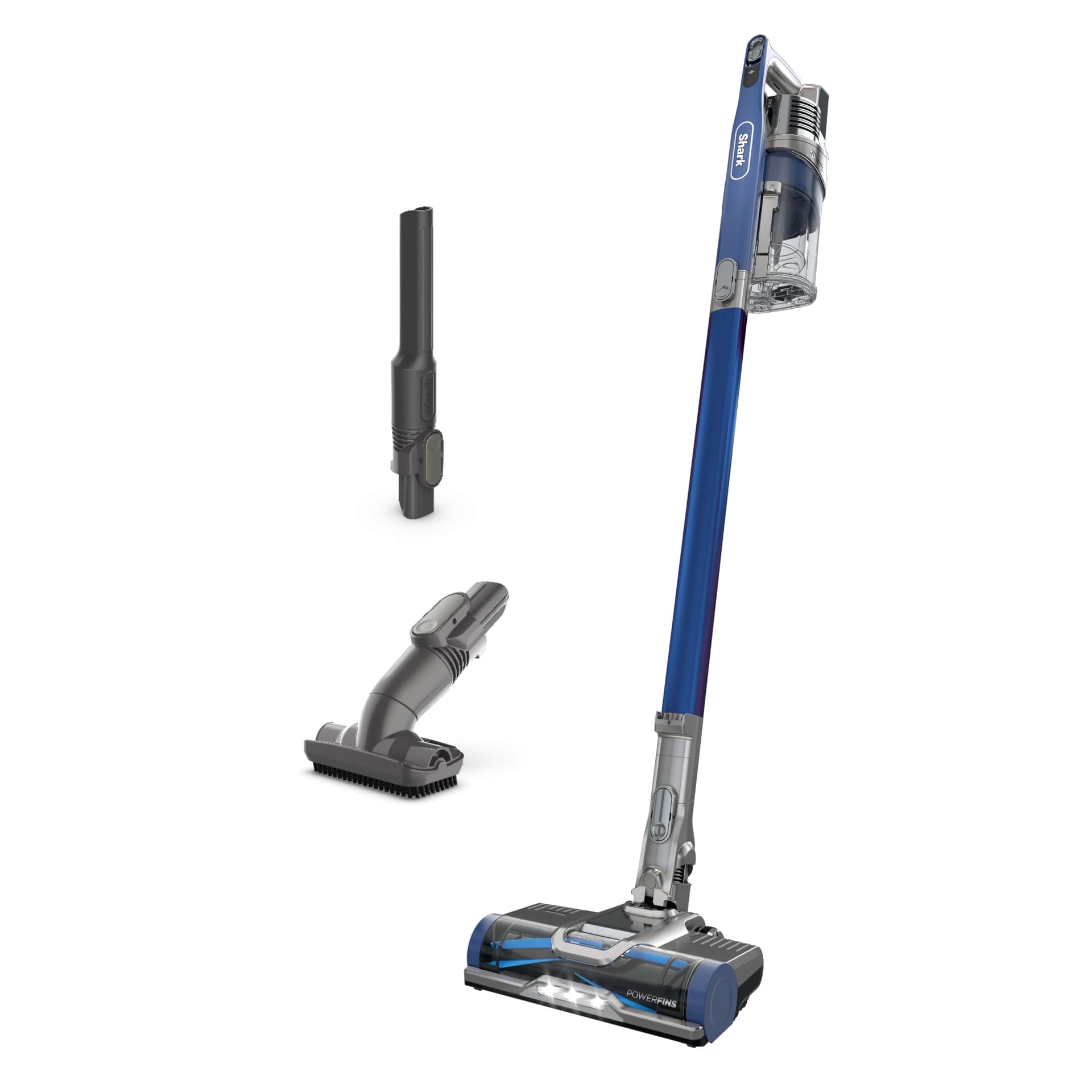 Shark Cordless Vacuum Cleaner with HEPA Filter, Lightweight, Portable, Powerful Pet Hair Pickup, Rechargeable - Blue