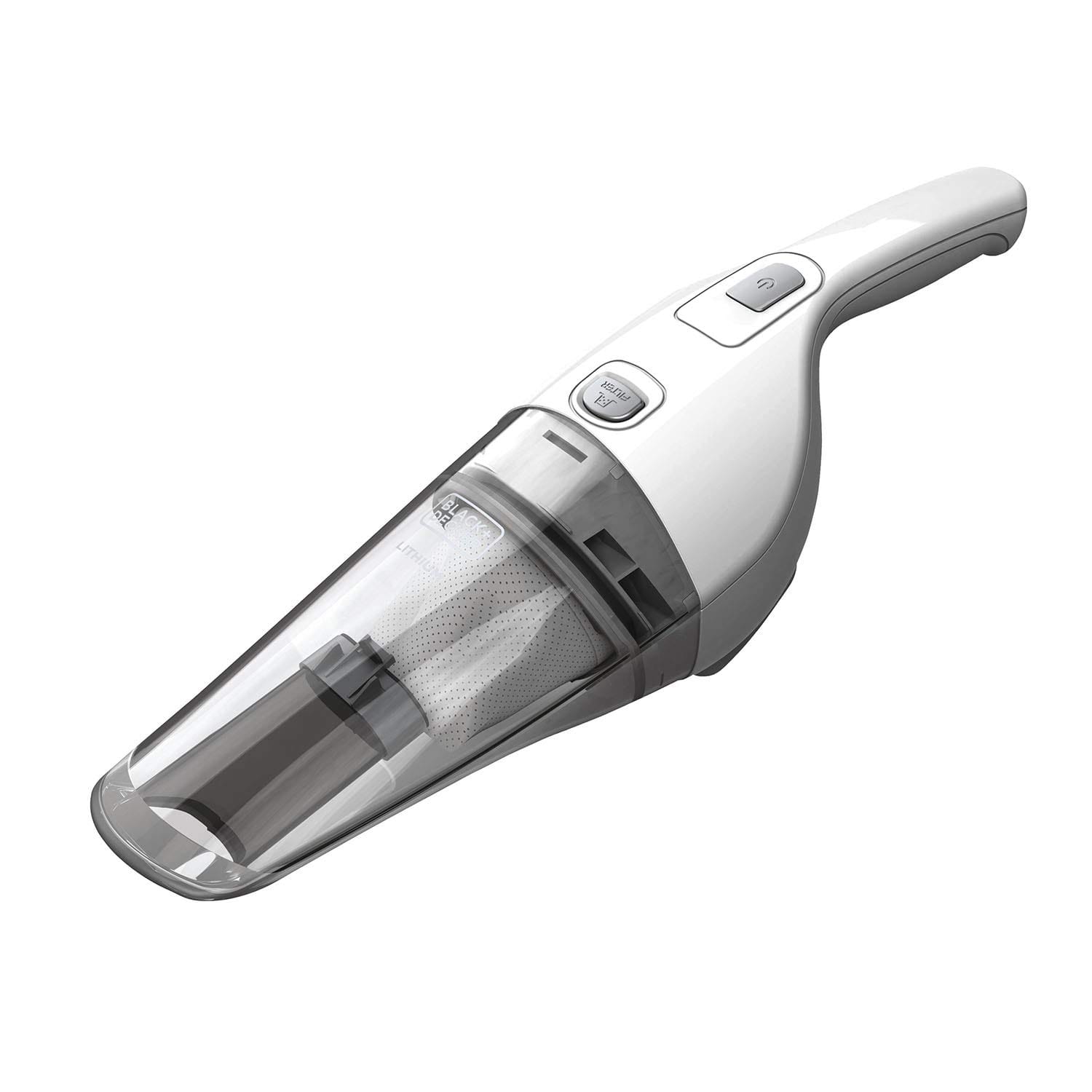 Black+Decker Dustbuster Cordless Lithium-Ion Handheld Vacuum 2Ah, Power White (Hnv220Bcz10Ff)