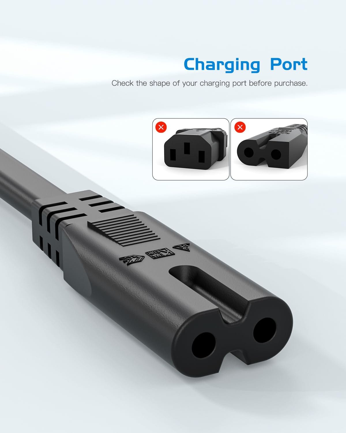 Lightweight Replacement Charger Power Cord for Irobot Roomba Integrated Home Base Charging Dock 600 800 900 Series - Review Image 2