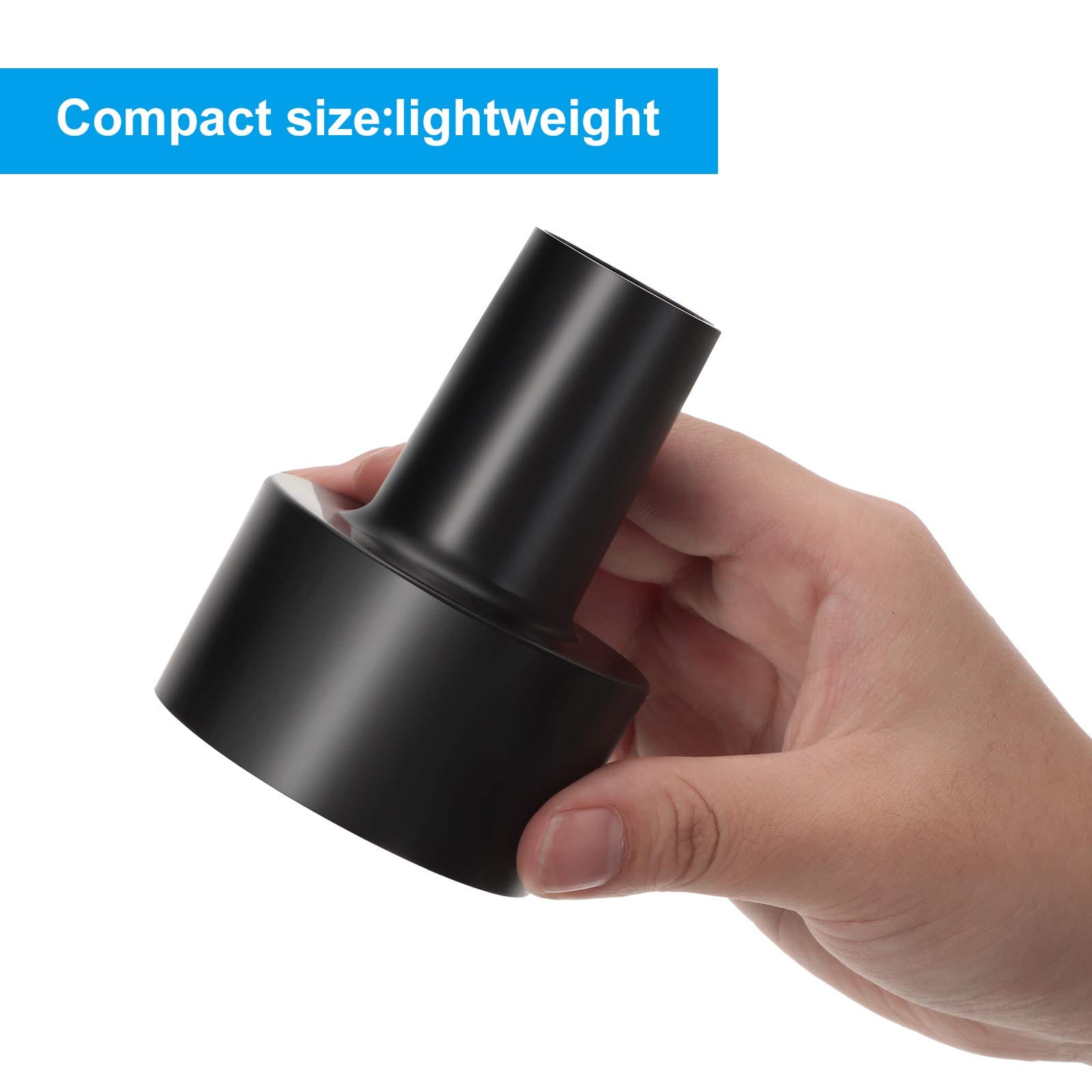 Universal Vacuum Hose Adapters Set for Dry Wet Vacuum Cleaner - 2 Pieces, Black - Review Image 4