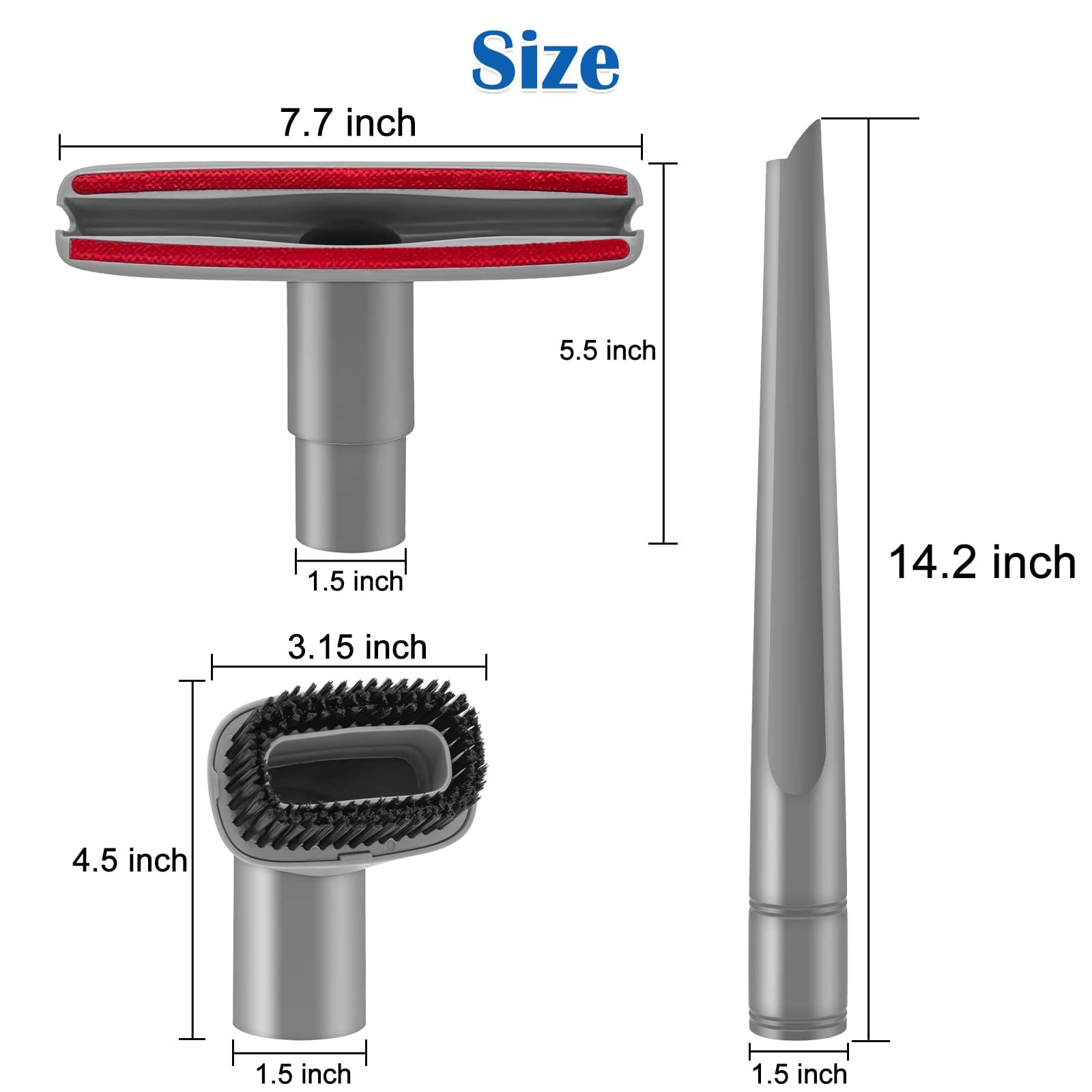 ** 3 Pack Crevice Tool Dust Brush Upholstery Tool Attachment for Shark Navigator Lift-Away Vacuum Cleaner Models

**DESCRIPTION:** Enhance the cleaning efficiency of your Shark Navigator Lift-Away Vacuum with this 3 Pack Crevice Tool Dust Brush Upholstery Tool Attachment set. This package includes a Dust Brush, Crevice Tool, and Wide Upholstery Tool, all compatible with Shark Navigator Lift-Away Vacuum Cleaner models NV350, NV351, NV352, NV355, NV356E, NV357, NV360, NV370, and UV440. These tools are perfect replacements for part numbers 112FFJ and 122FFJ, ensuring a seamless fit and functionality.

Designed for wide compatibility, these attachments are also suitable for Shark Rotator Lift-Away Vacuum Cleaners NV42, NV22, and NV31. The 14-inch Crevice Tool reaches into corners and gaps with ease, making cleaning furniture and windows a breeze. The Dust Brush features soft, high-quality bristles that rotate freely, ideal for cleaning keyboards, lighting fixtures, and various furniture surfaces.

Crafted from durable ABS plastic, these attachments are built to last and ensure optimal performance. Experience powerful suction and efficient cleaning results with these premium quality tools. For added peace of mind, this kit is backed by a 30-day money-back guarantee and a 1-year warranty. If you have any queries or concerns, feel free to reach out to us. Elevate your cleaning experience with these essential attachments for your vacuum cleaner. - Review Image 3
