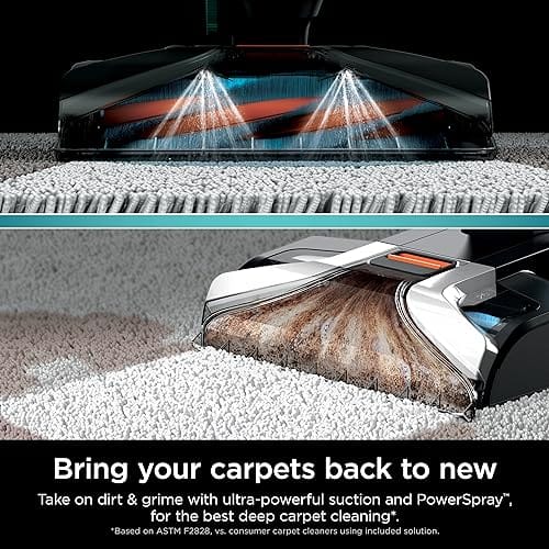 Shark R- Ex201 Carpetxpert Upright Carpet, Area Rug & Upholstery Cleaner With Stainstriker, Cyan - (Renewed) - Review Image 3