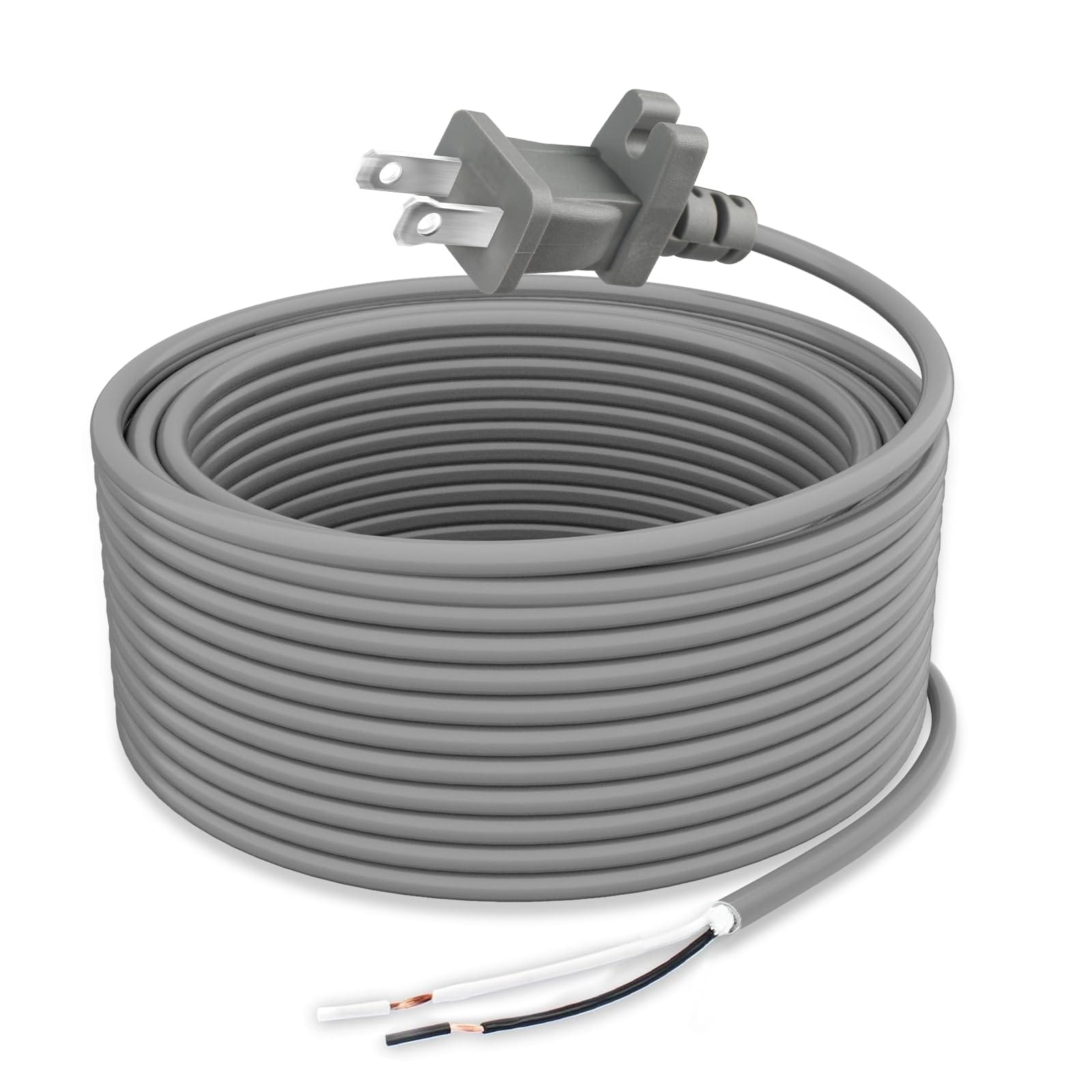 36-Foot Long Replacement Power Cord for Shark, Bissell, Hoover, Electrolux, Eureka, Sanitaire, Kenmore Vacuum Cleaners