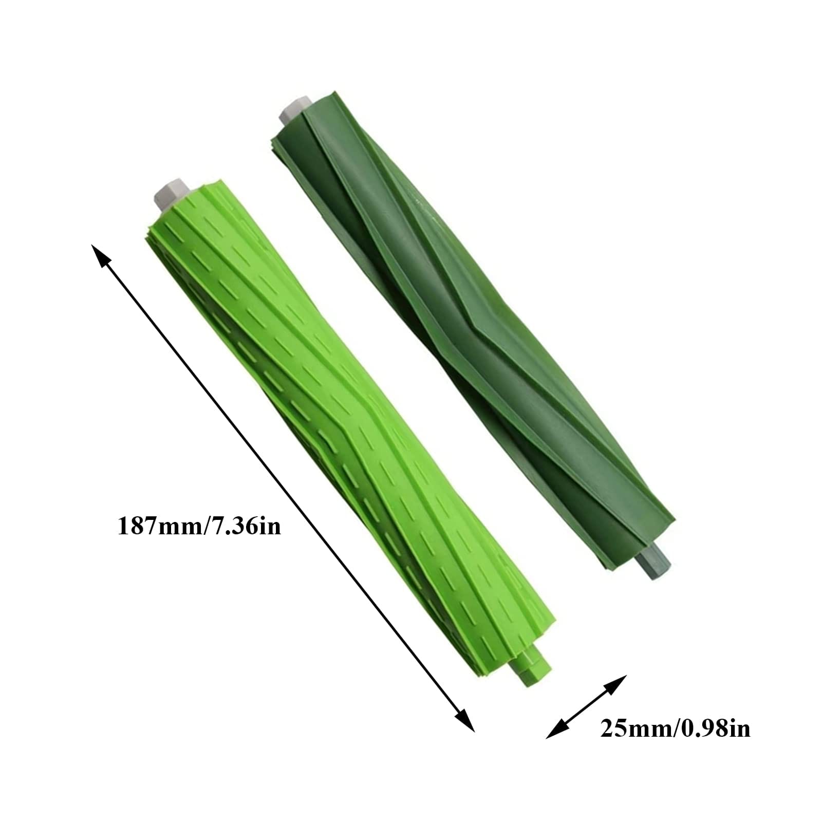 4 Sets Replacement Rubber Roller Brushes Compatible with iRobot Roomba E/I/J Series - High-Quality Accessory Kit - Review Image 5