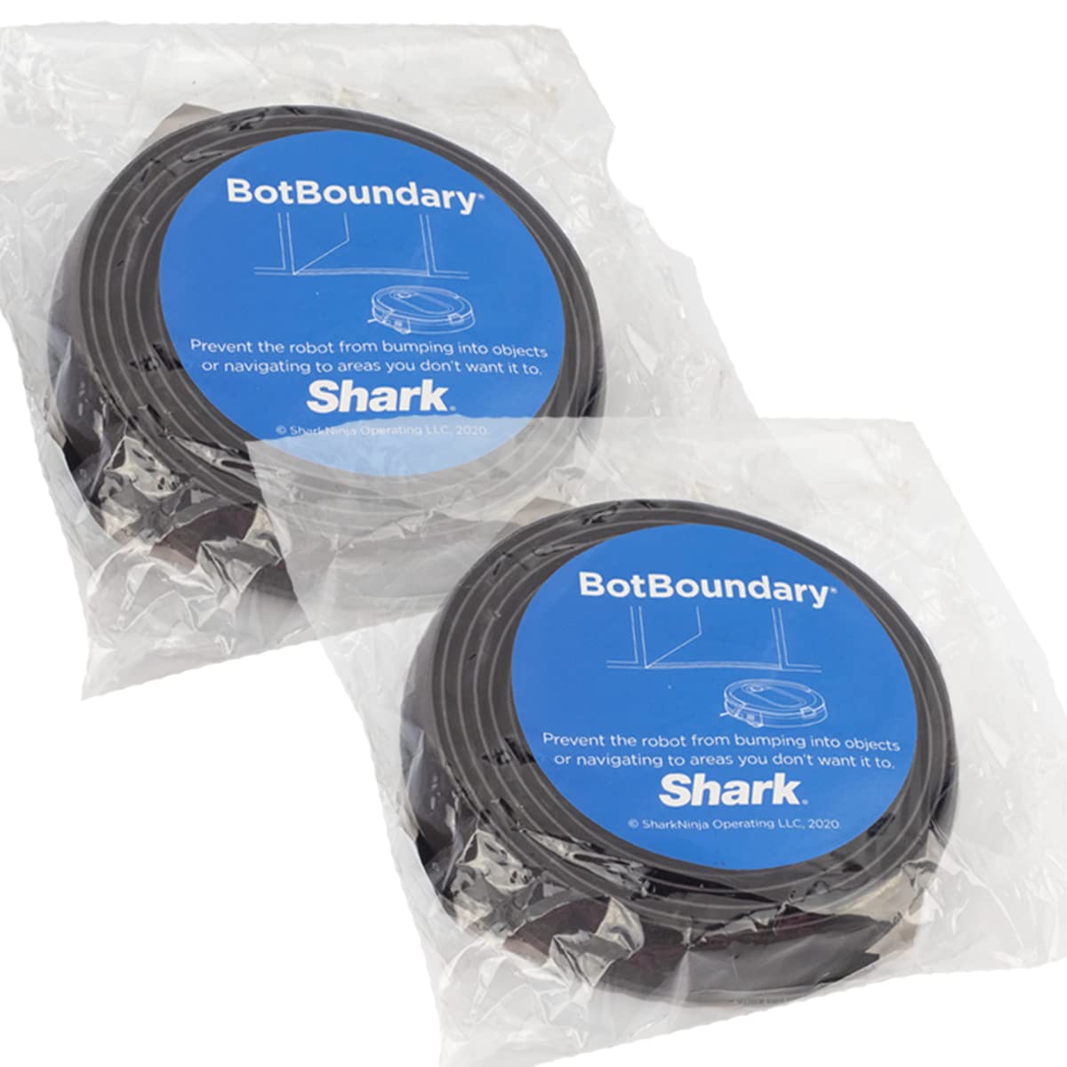 Magnetic Boundary Markers Strip (2 Pack, 16ft) for Shark Robotic Vacuum Cleaner - Compatible with Neato, Shark Ion, and RoboVac Models
