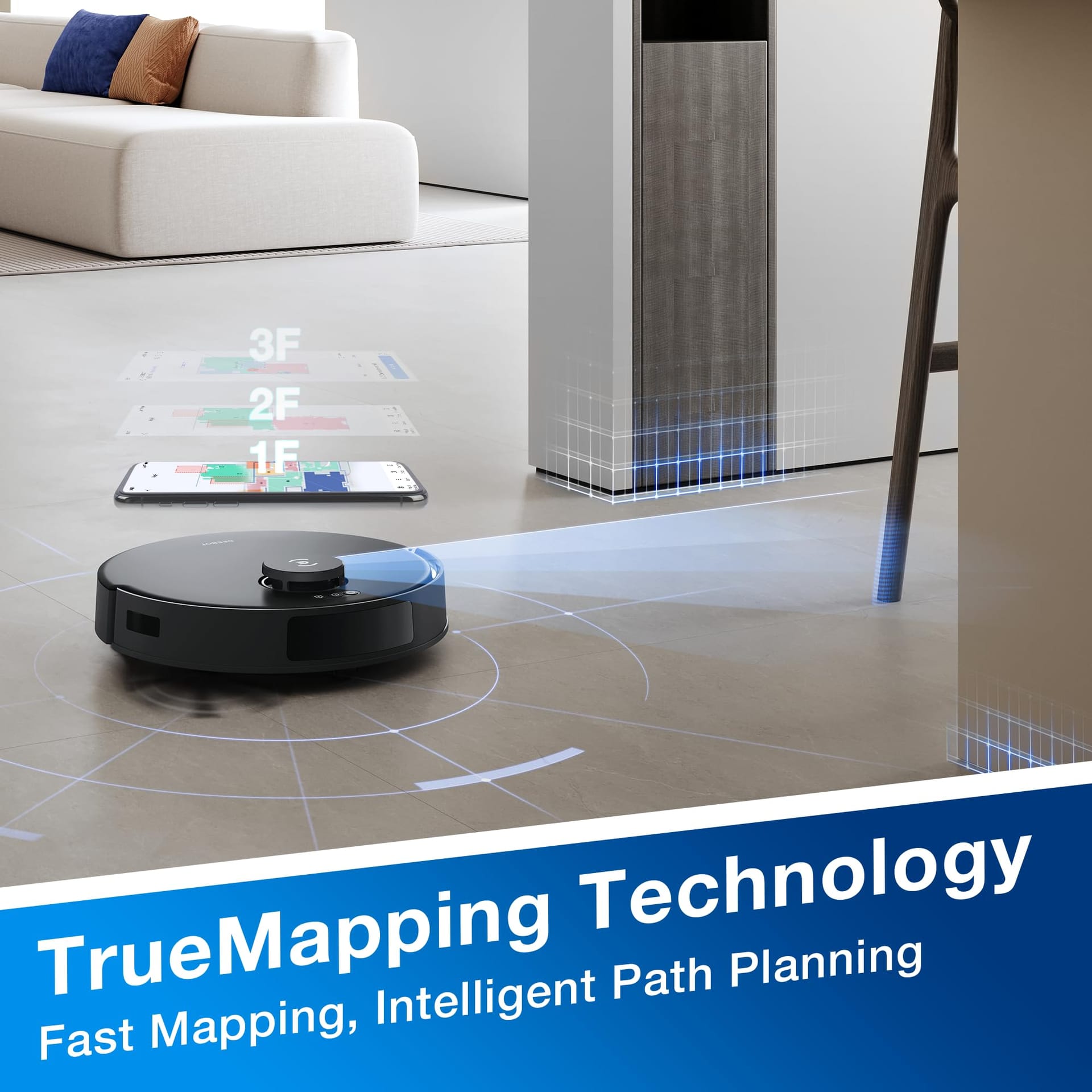 Ecovacs Deebot N20 Plus Bagless Self Emptying Robot Vacuum and Mop - 8000Pa Suction, Anti-Tangle, 45-Day Capacity - Review Image 4