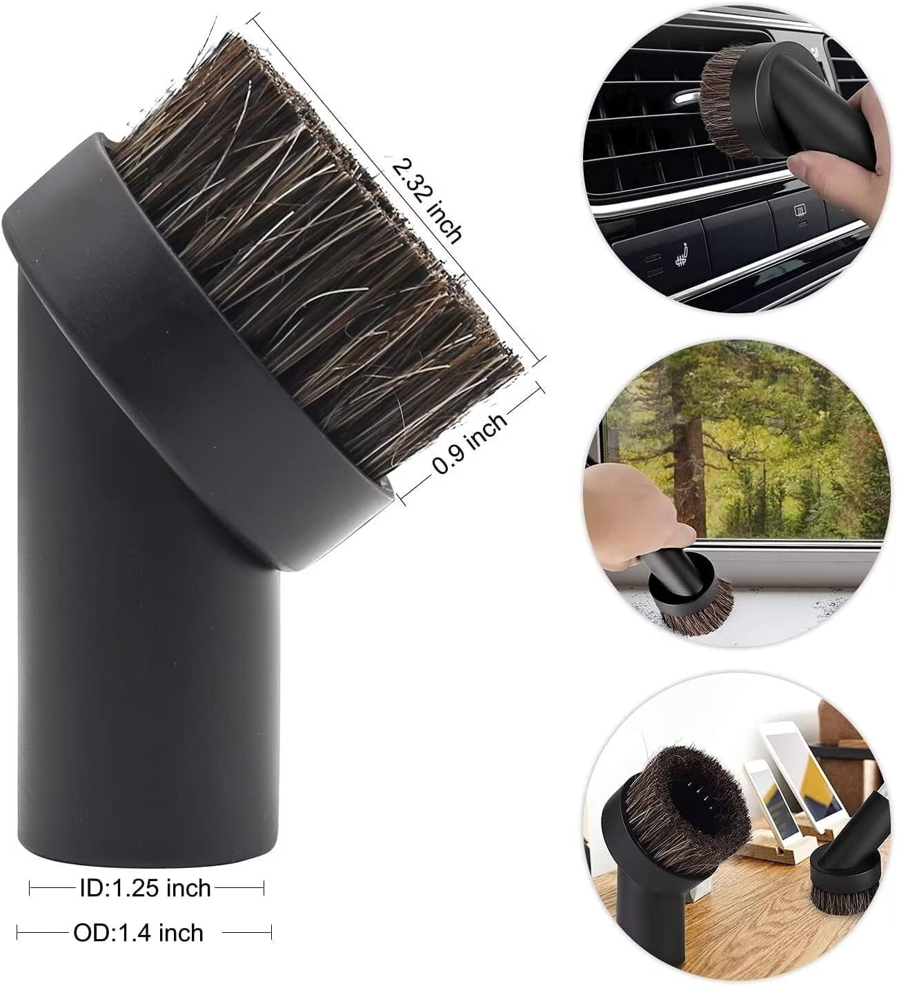 15-Piece Universal Vacuum Attachments Kit with Hose Adapters and Brushes for Shop Vac Accessories - Review Image 5