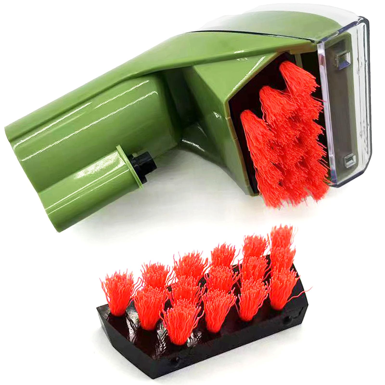 Bissell Little-Green Carpet Cleaners 1400B Tough Stain Brush Tool Replacement Set - Green (1 Brush, 1 Replacement Brushes)
