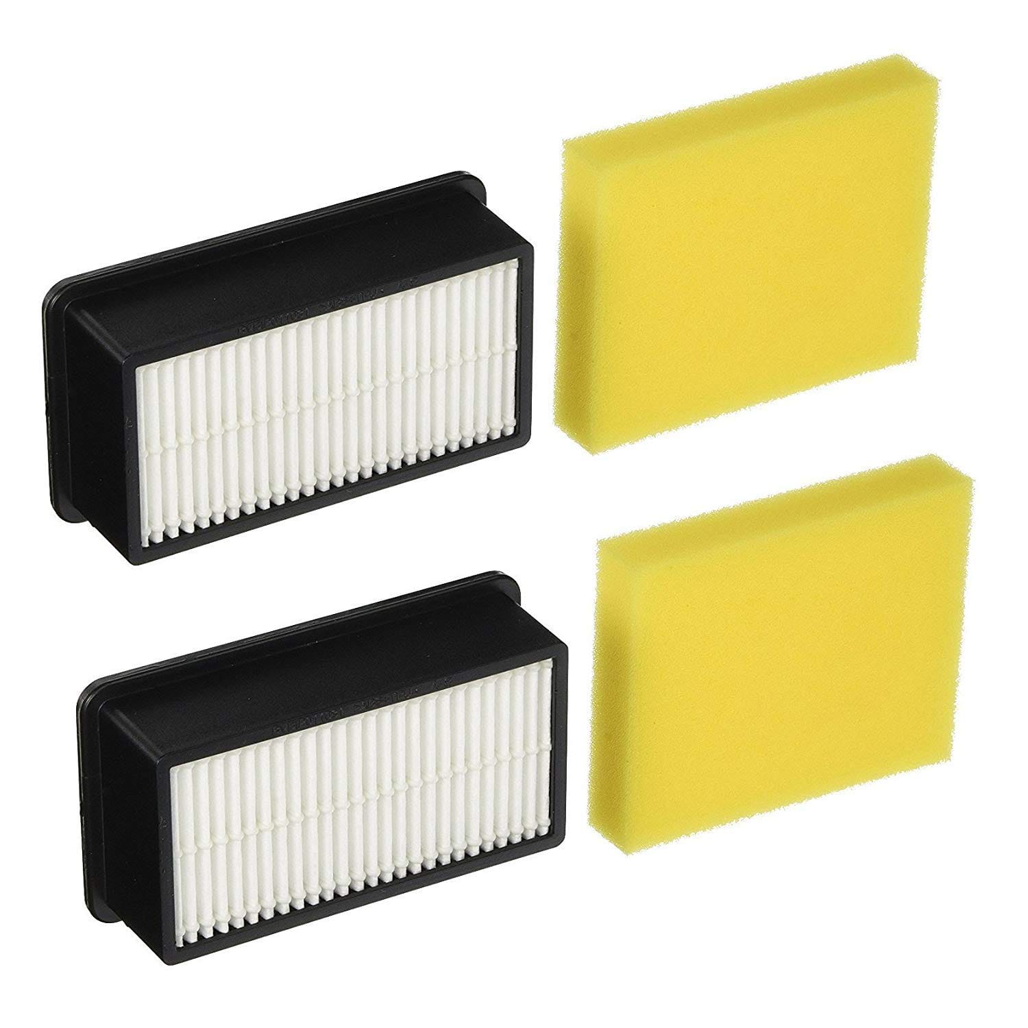 HEPA Vacuum Filters 2 + 2 Pack for Bissell CleanView 1819 & 1825 - Replacement Kit