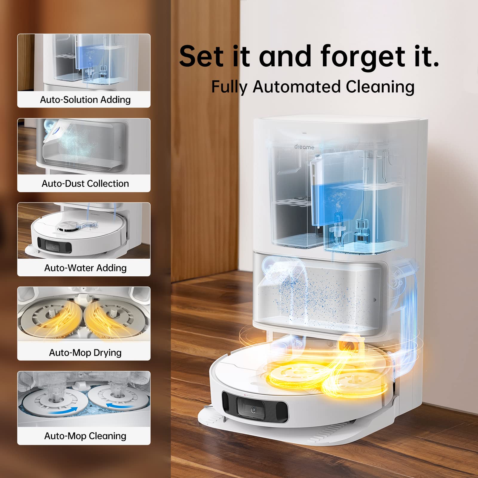 Dreame L10S Ultra Robot Vacuum and Mop - Self-Emptying Base, 5300Pa Suction, AI Navigation, Compatible with Alexa - Review Image 2