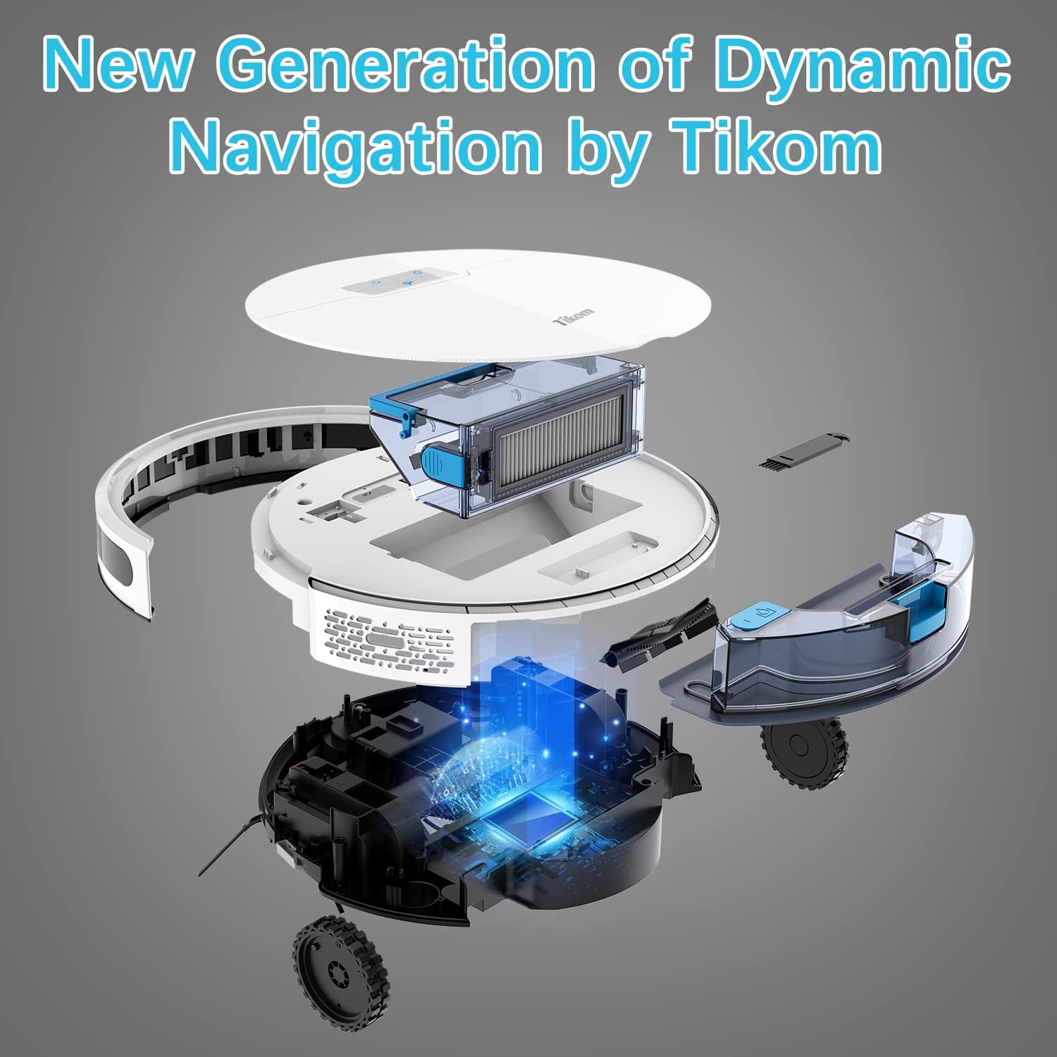 G8000 Pro Robot Vacuum and Mop Combo with Powerful 4500Pa Suction for Carpet and Hard Floor, Self-Charging & WiFi Enabled - Review Image 2