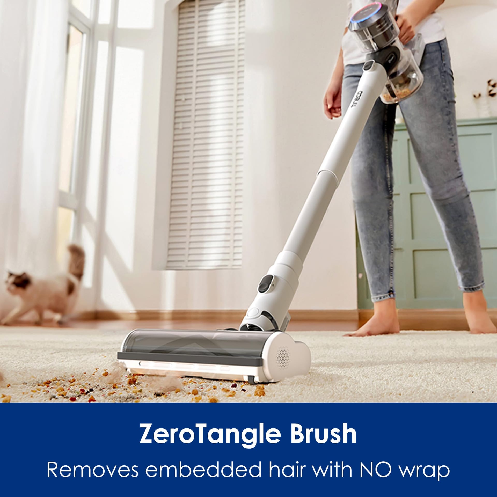 Lightweight Cordless Stick Vacuum for Pet Hair Cleaning with ZeroTangle Technology - Review Image 3