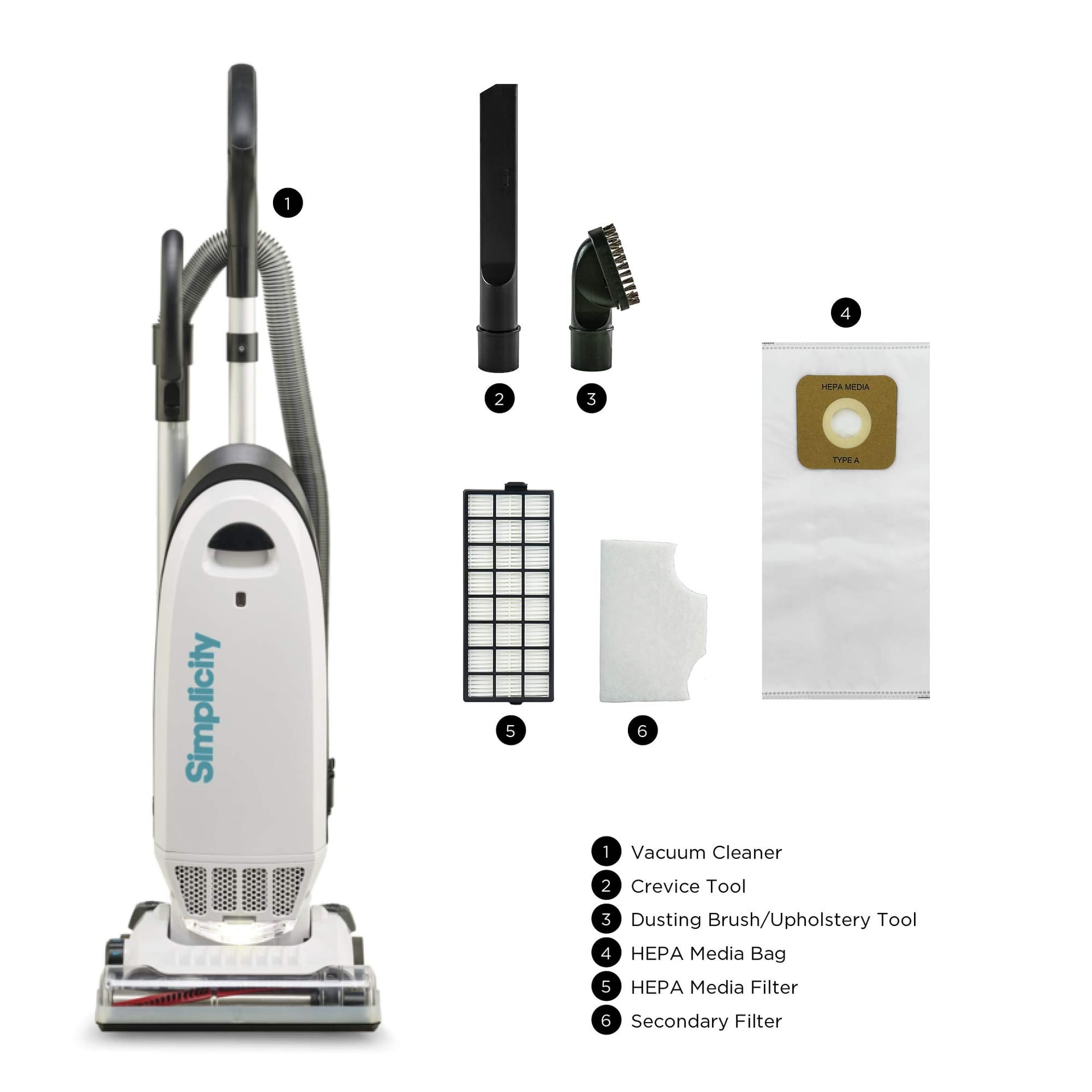 Simplicity S20Ezm Bagged Upright Vacuum Cleaner with Certified HEPA Filter for Allergies, Pet Hair, Carpet and Hardwood Floors - Review Image 2