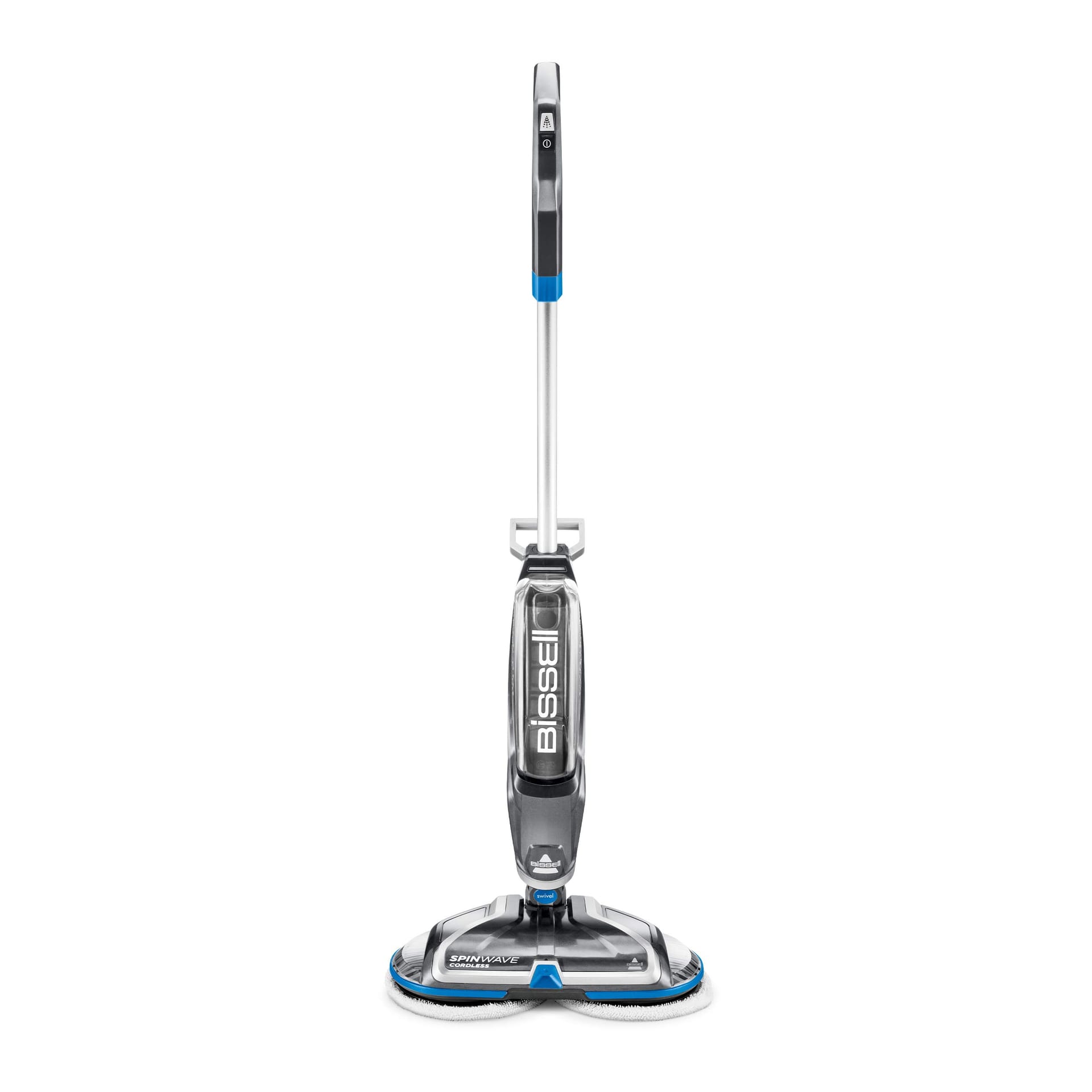 Lightweight Bissell Spinwave Cordless Hard Floor Expert with Electric Blue Accents