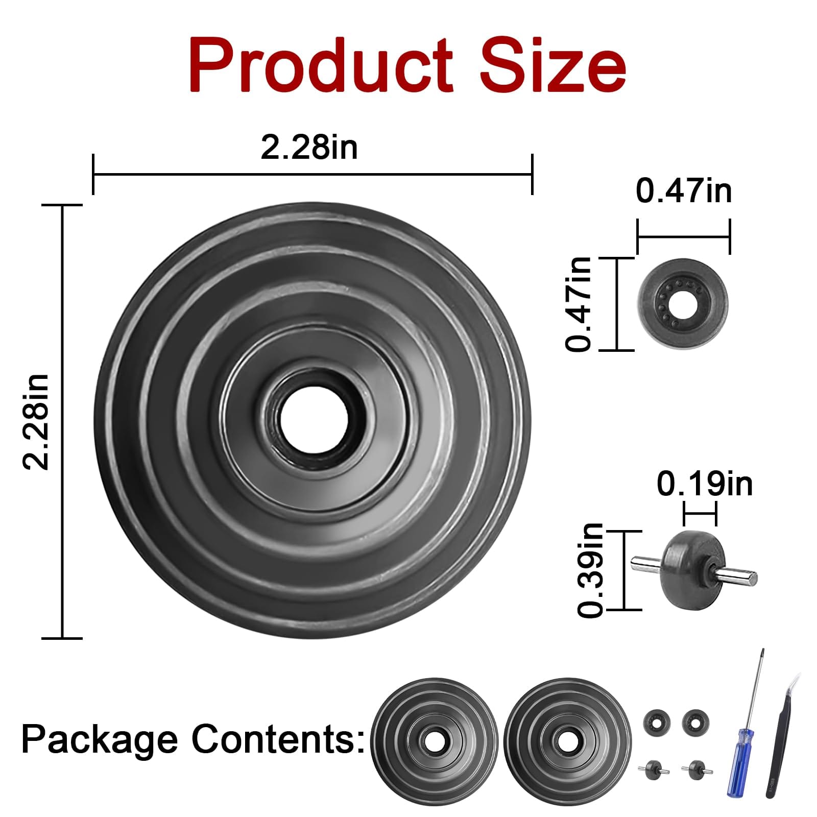 Garbage Fighter Ball and Soleplate Wheel Replacement Kit for Dyson Vacuum Cleaners V6-V12, DC58-DC74 (35W/50W), Budget-Friendly Option - Review Image 2