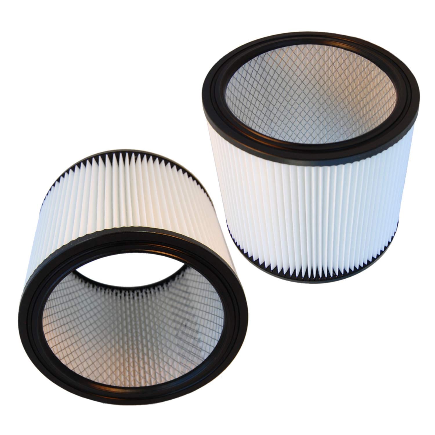 HQRP Cartridge Filter 2-Pack Compatible with Shop-Vac Wet/Dry Vacs - Replacement for SL16-575A, SS11-450, SS12-300A, SS14 Series