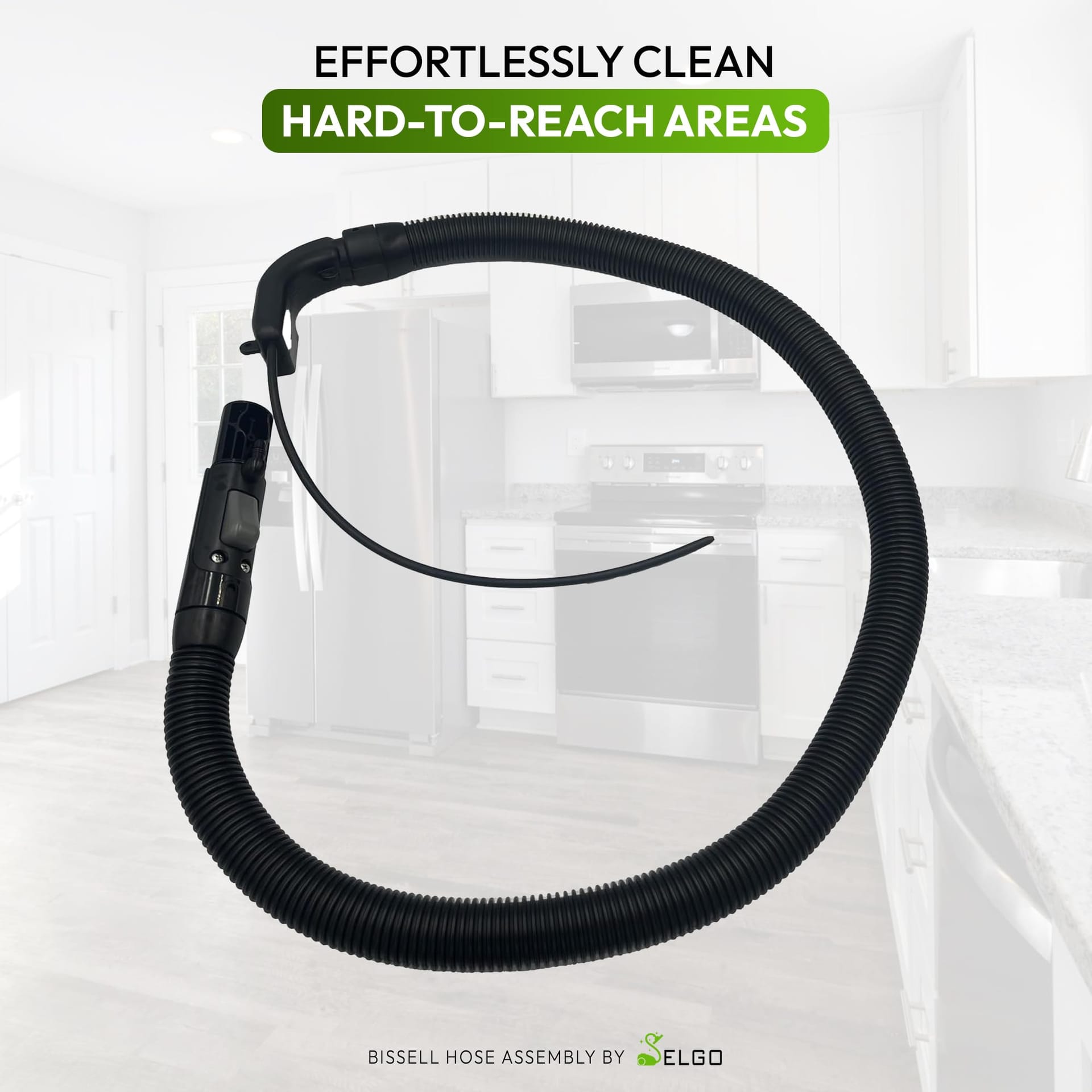 (2024 Upgrade) Flexible Replacement Vacuum Hose for Bissell Little Green & SpotClean Carpet Cleaner | Part #1606127 - Review Image 3