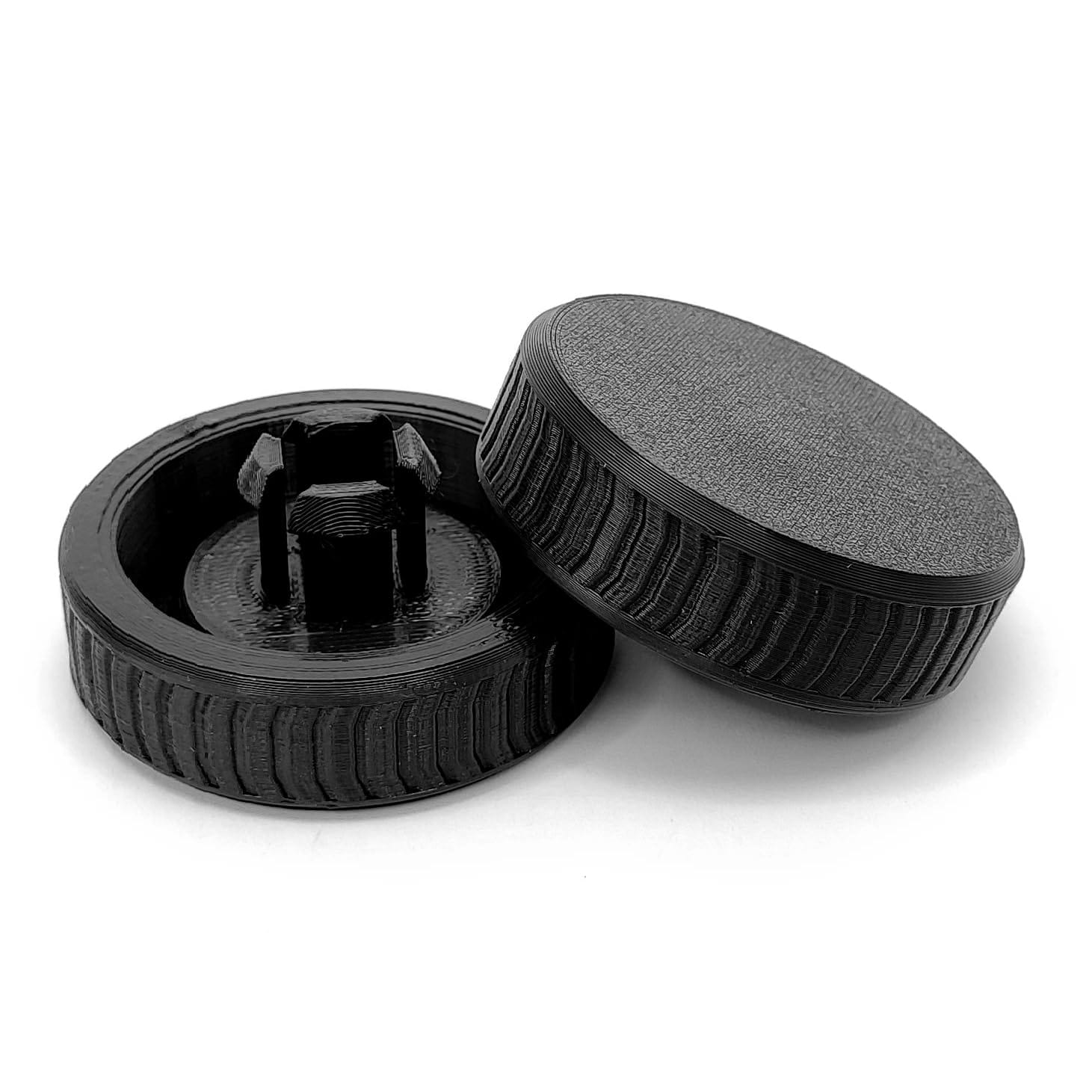 Upgraded Replacement Wheel Set for Hart 20V Stick Vacuum - 2Pcs Black, Compatible with HPSV50B, HPSV50, HPSV01B Cordless Stick Vacuum, Replacement Wheels Accessory