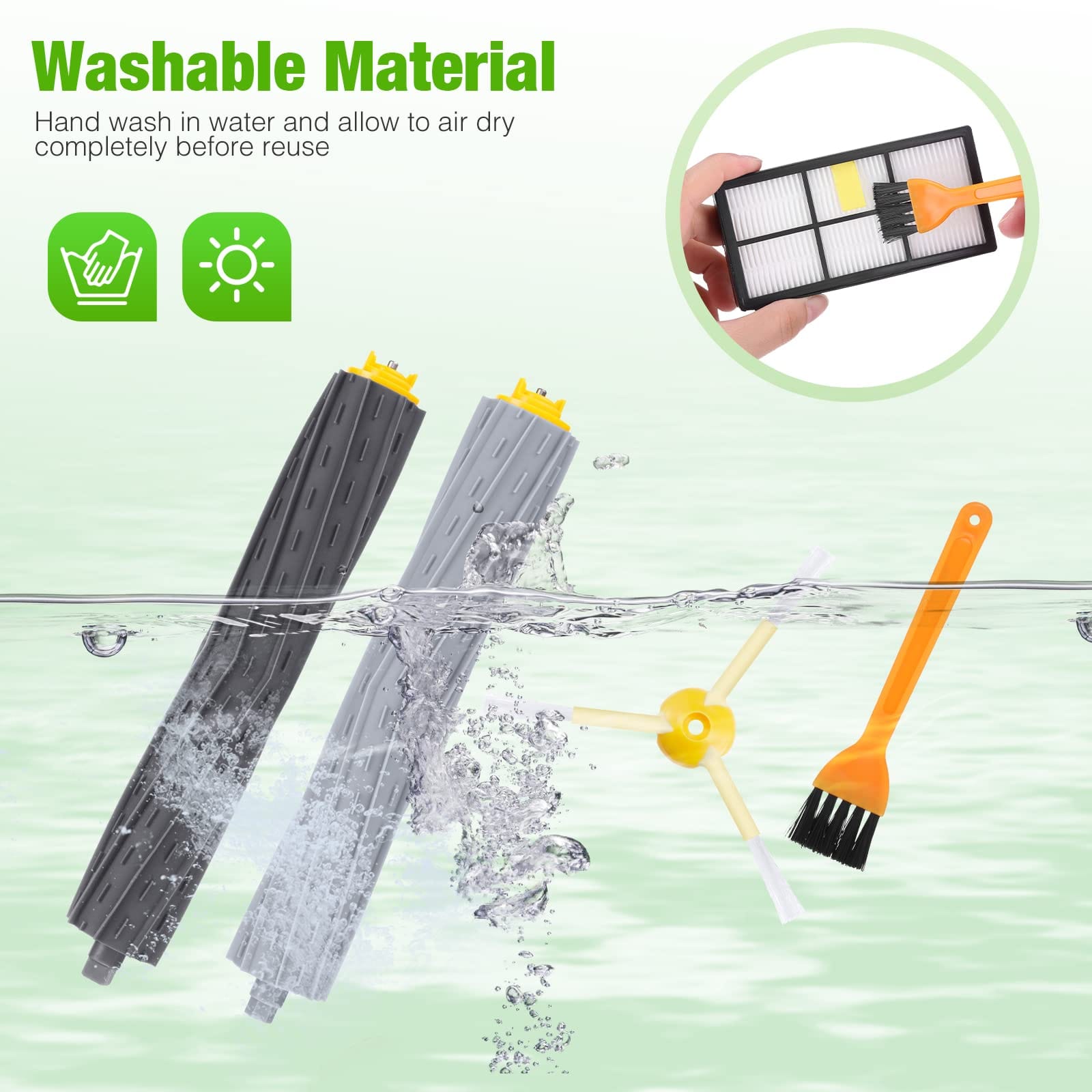Irobot Roomba 800 900 Series Replacement Parts Kit with Filters, Brushes, and Accessories - Review Image 2