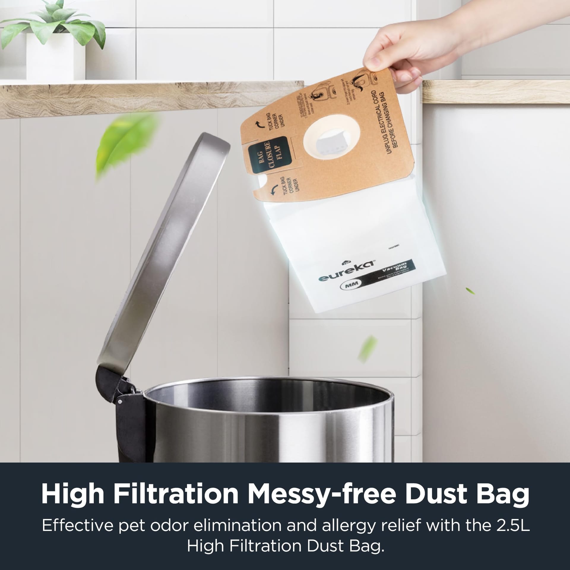 Lightweight Powerful Canister Vacuum Cleaner with 5 Dust Bags - Ideal for Carpets and Hard Floors - Review Image 2