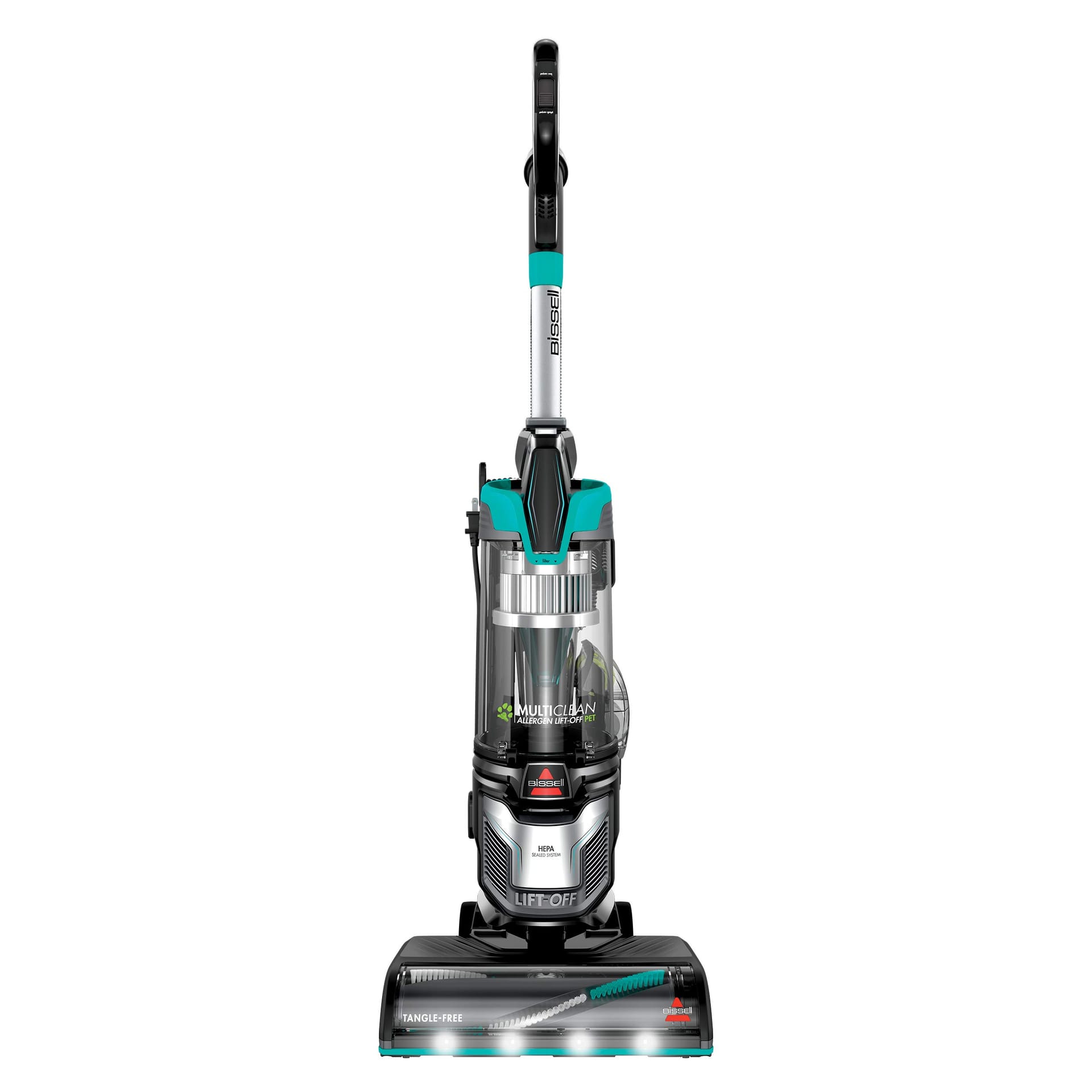 Bissell Multiclean Allergen Lift-Off Pet Vacuum with HEPA Filter, Portable Pod, LED Headlights - Blue/Black