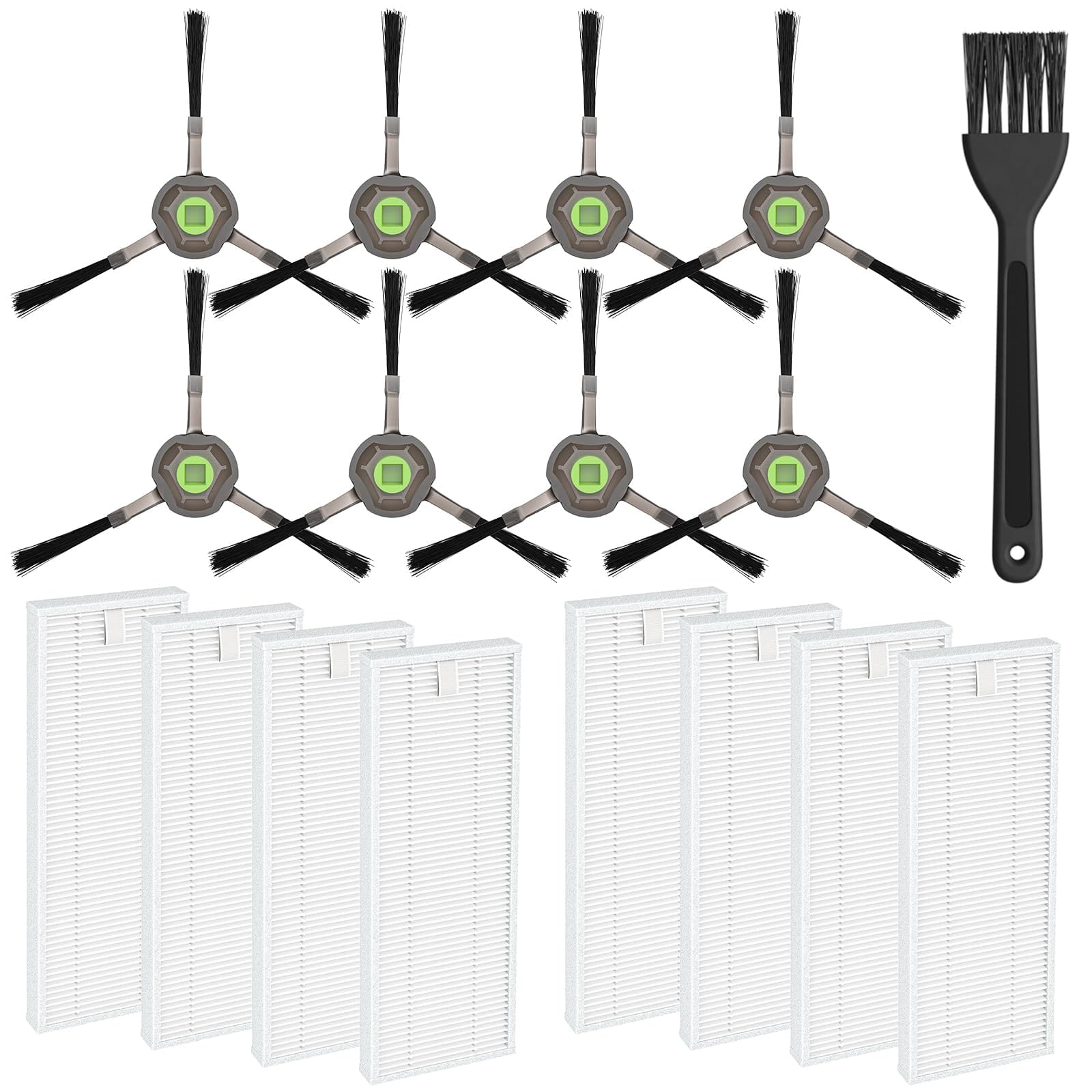 16 Pack Lightweight Replacement Parts for OKP and Lefant Robot Vacuum Cleaners