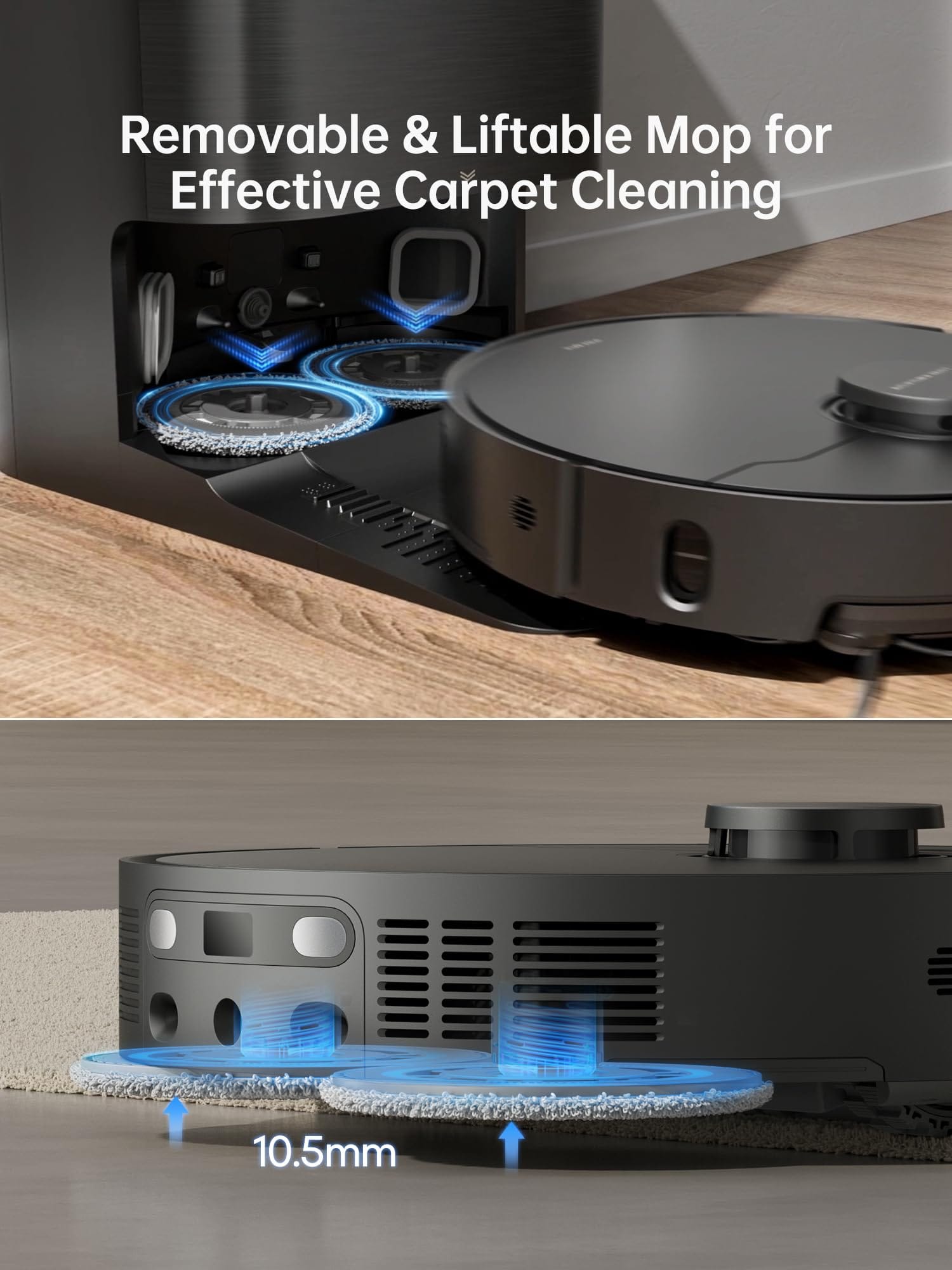 Ultra Powerful Dreame X40 Robot Vacuum with Self-Emptying Base and Liftable Mop - Review Image 5